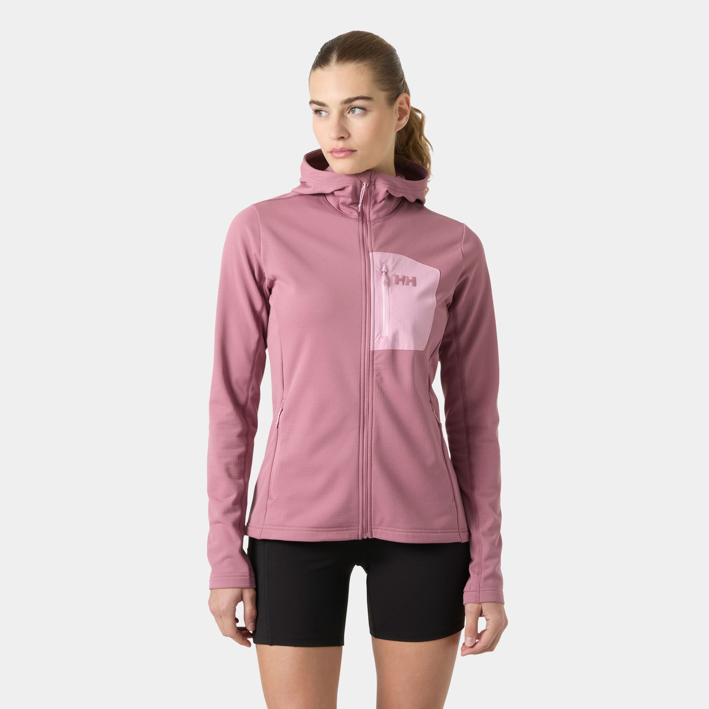 Women's Versalite Hooded Fleece Jacket - 664 WILDBERRY