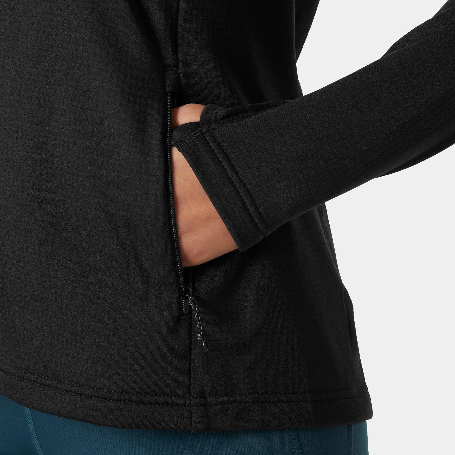 Women's Versalite Hooded Fleece Jacket - 990 BLACK