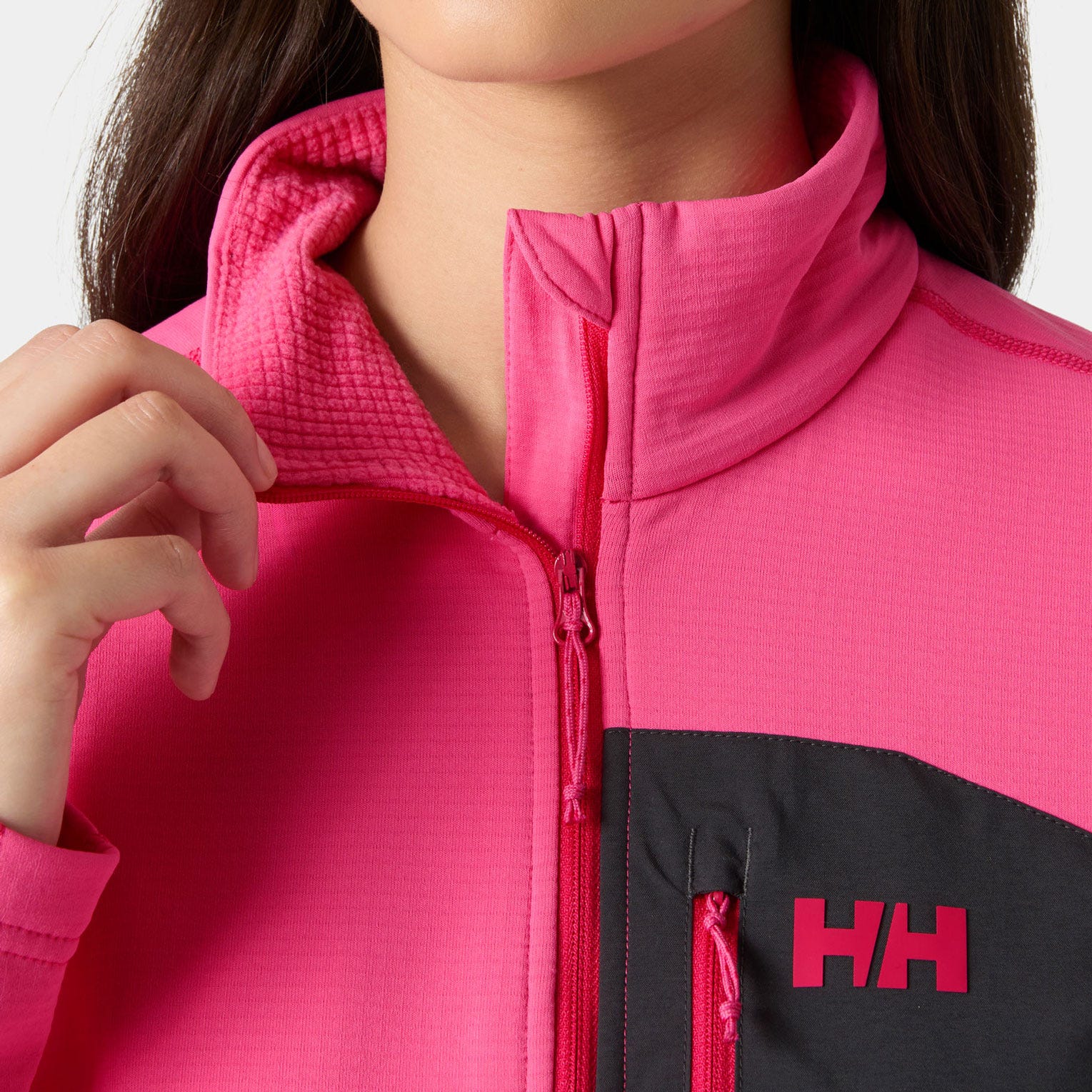 Women's Versalite Half Zip Fleece - 074 HOT PINK