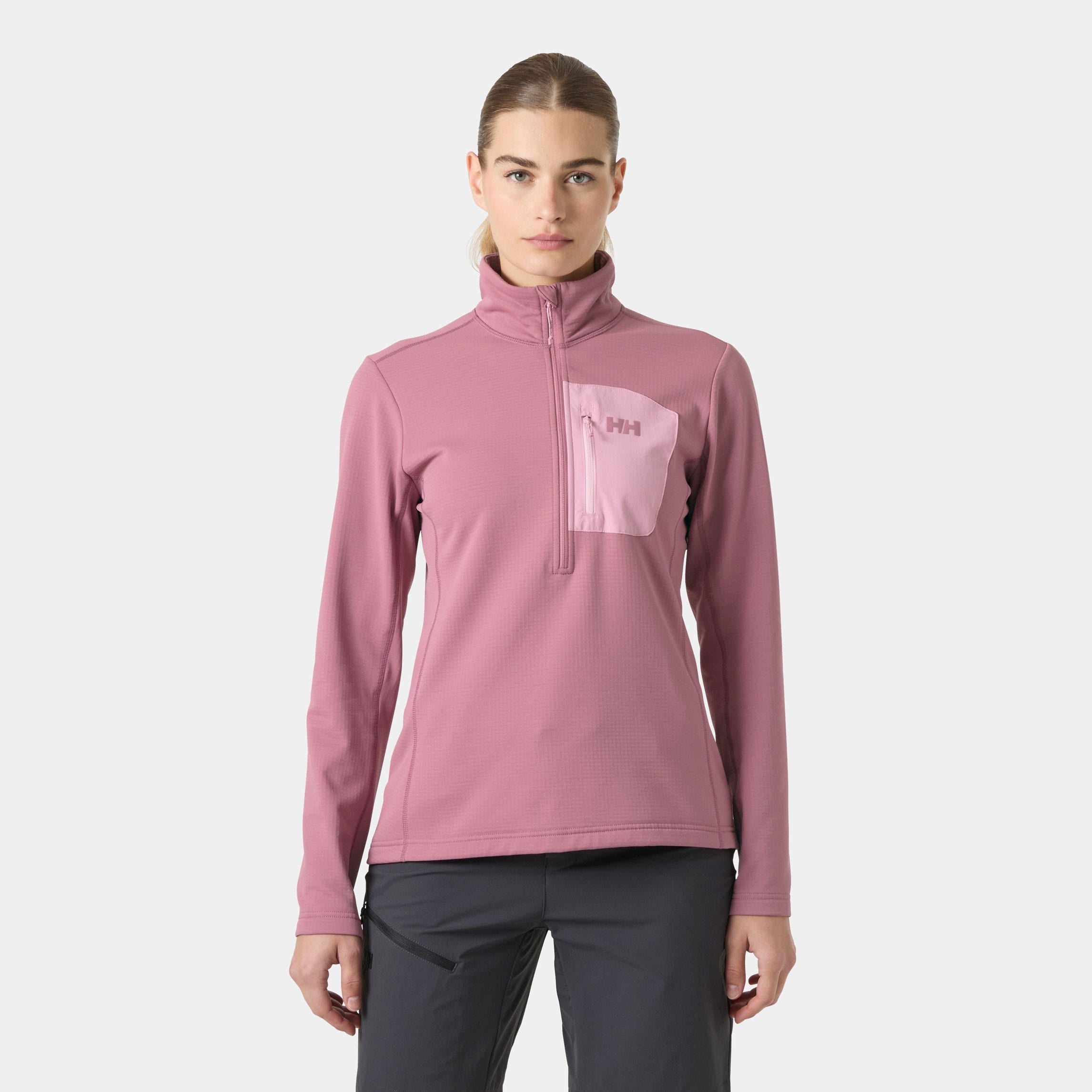 Women's Versalite Half Zip Fleece - 664 WILDBERRY