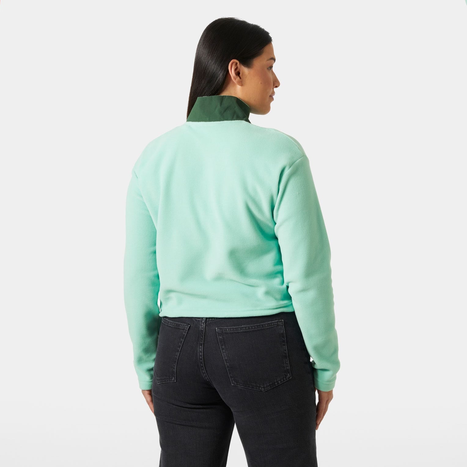 Women's Daybreaker Cropped Fleece - 416 LAGOON