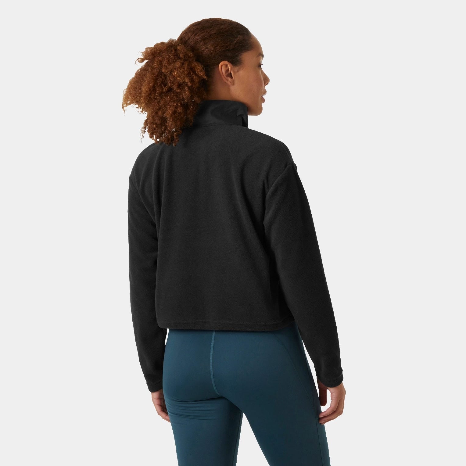 Women's Daybreaker Cropped Fleece - 990 BLACK