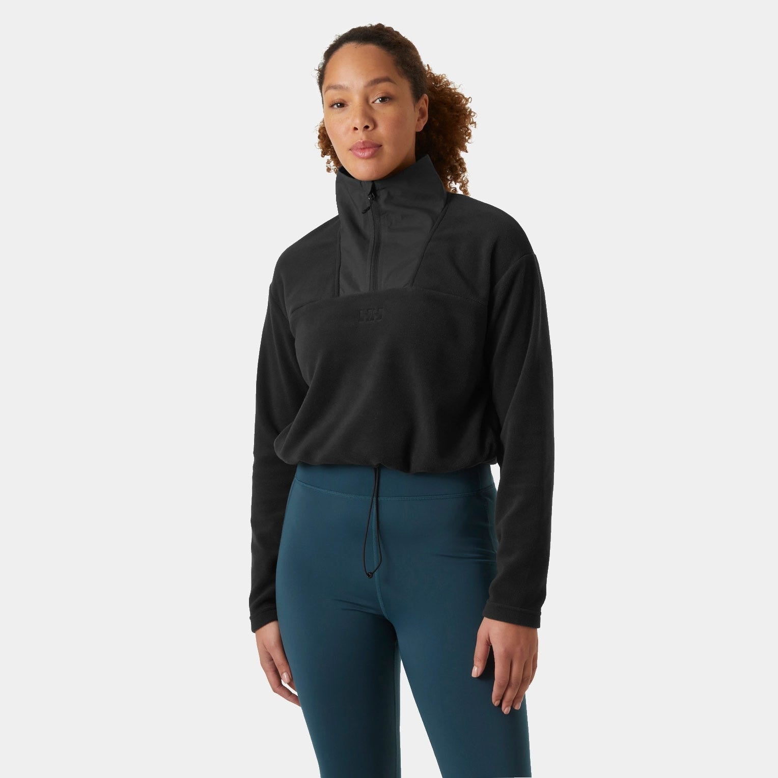 Women's Daybreaker Cropped Fleece - 990 BLACK