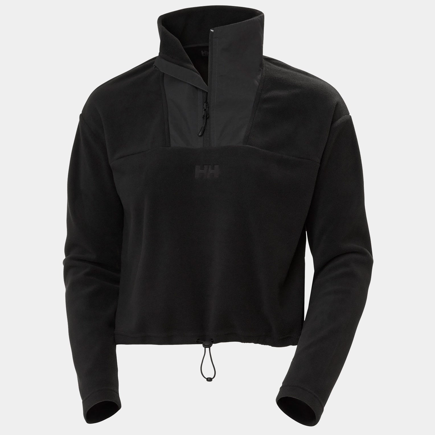 Women's Daybreaker Cropped Fleece - 990 BLACK