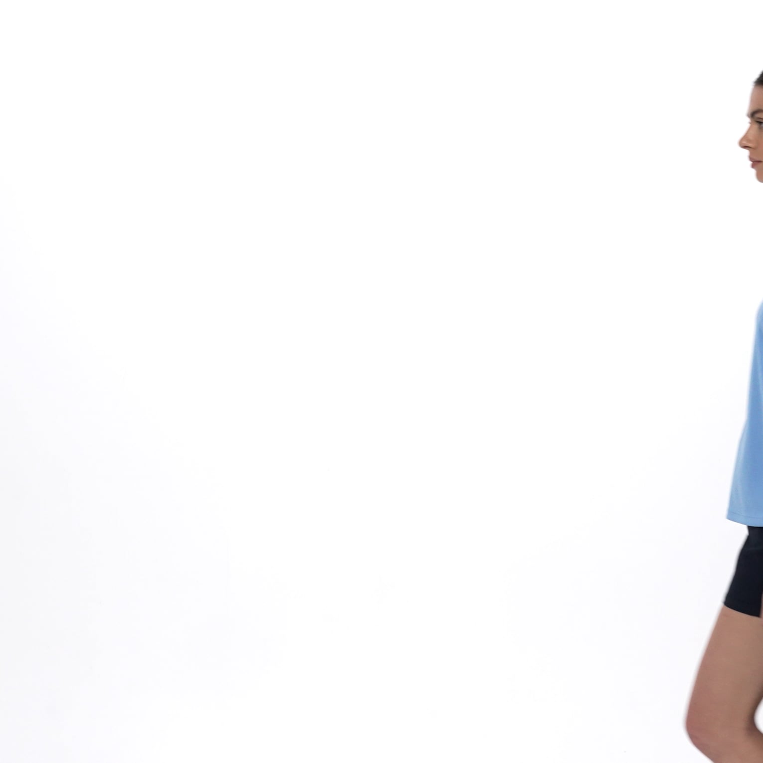 Women's HH Tech Half-Zip - 627 BRIGHT BLUE