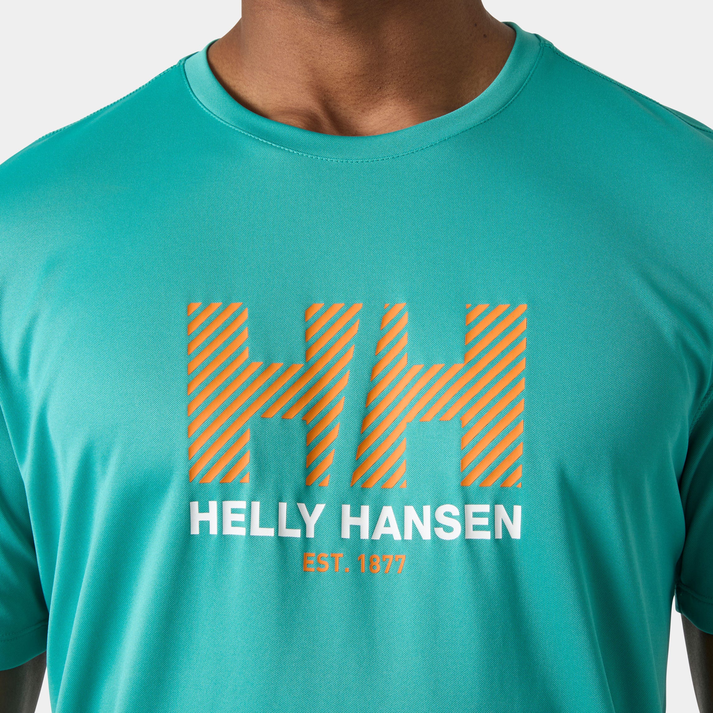 Men's HH Tech Graphic T-Shirt 2.0 - 472 DARK MINT