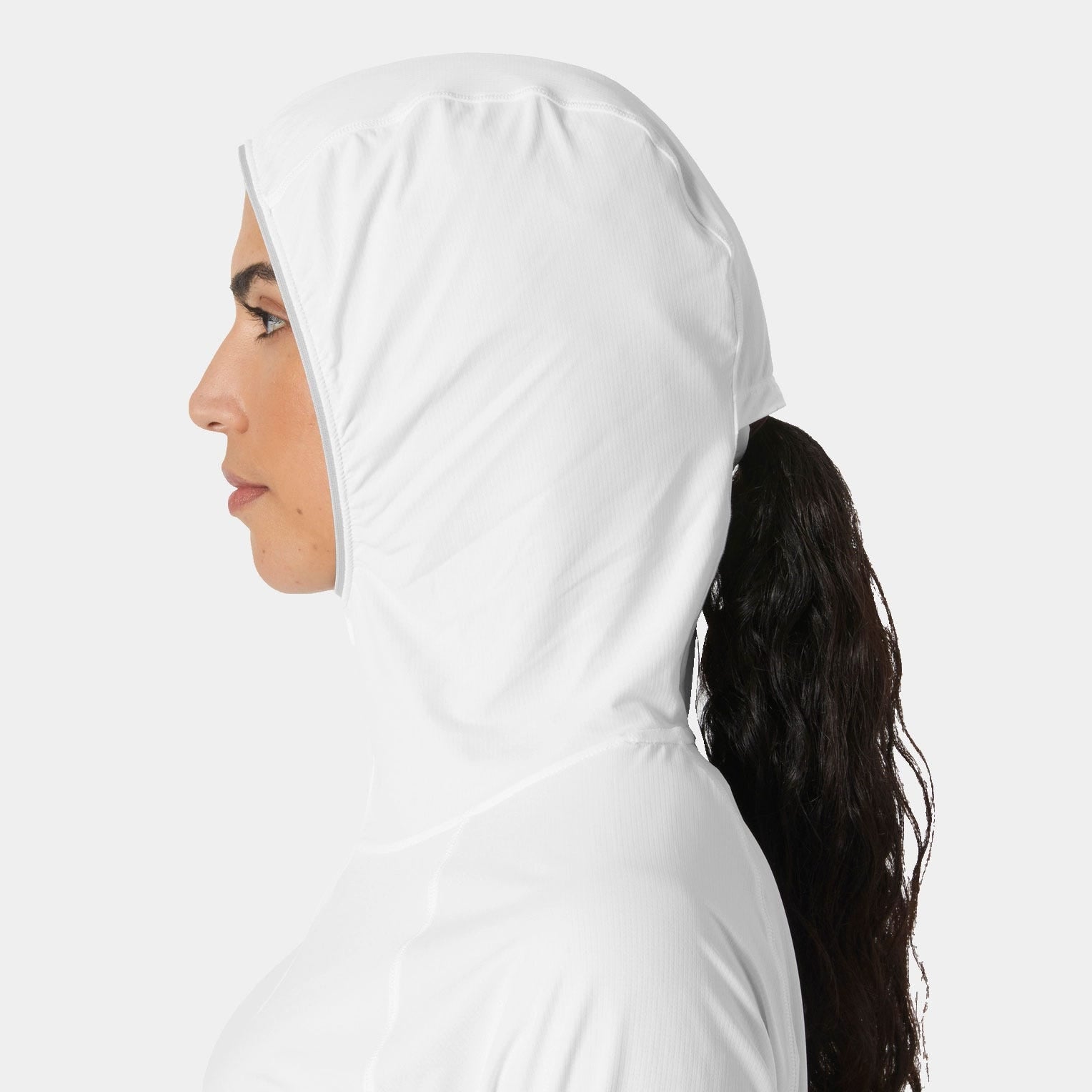Women's Shine Solen Half-Zip Sun Hoodie - 001 WHITE
