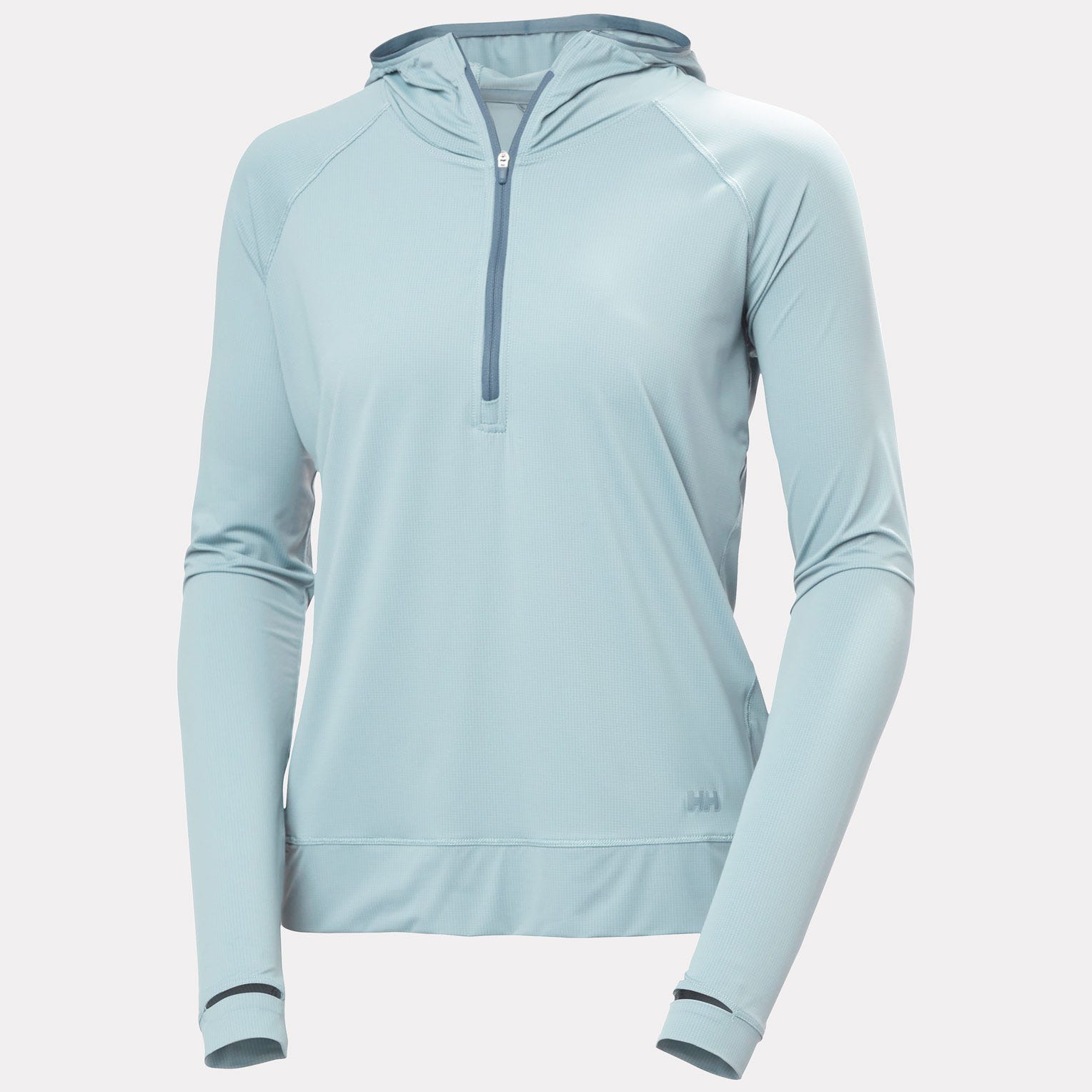 Women's Shine Solen Half-Zip Sun Hoodie - 537 BARELY BLUE
