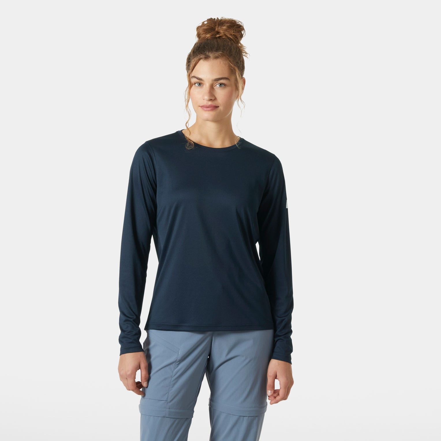 Women's HH Tech Crew Long Sleeve 2.0 - 597 NAVY