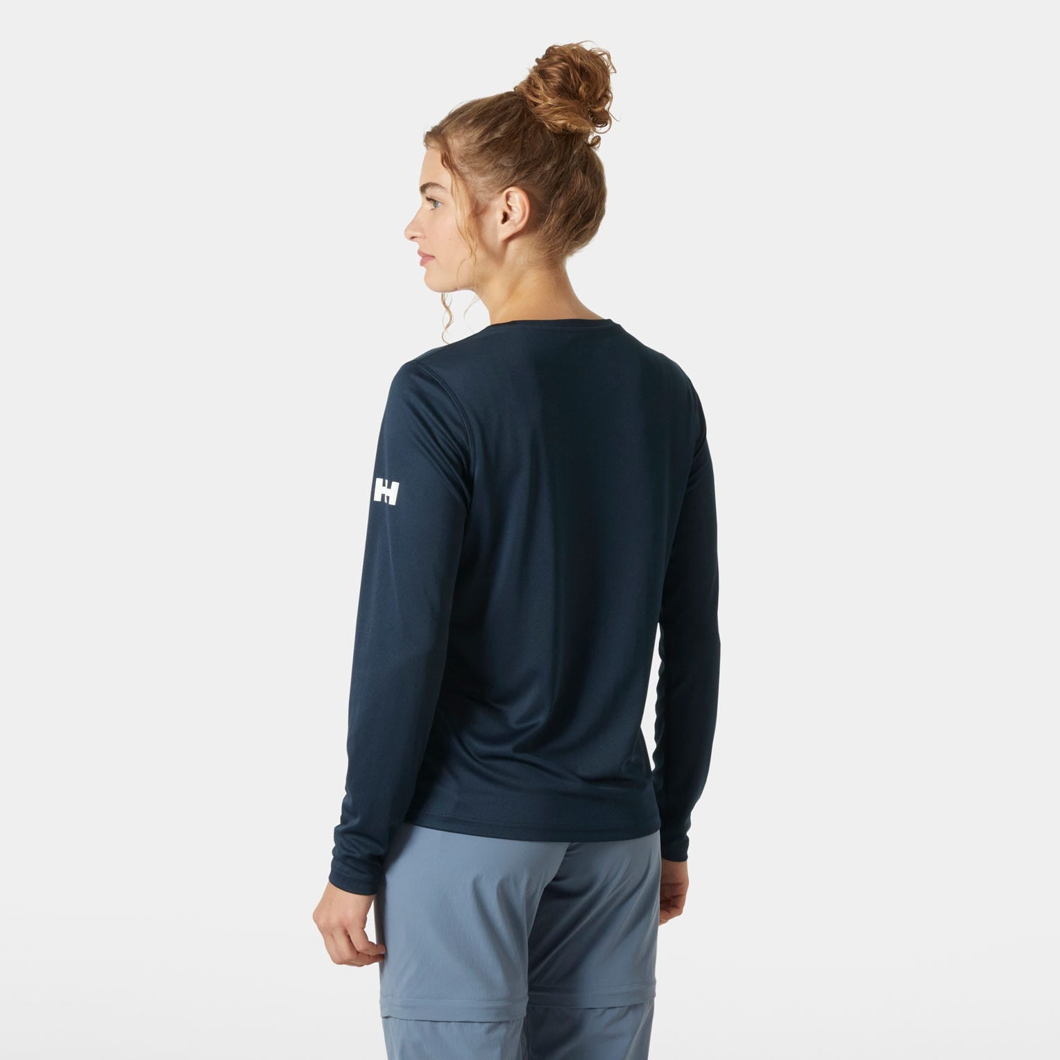 Women's HH Tech Crew Long Sleeve 2.0 - 597 NAVY