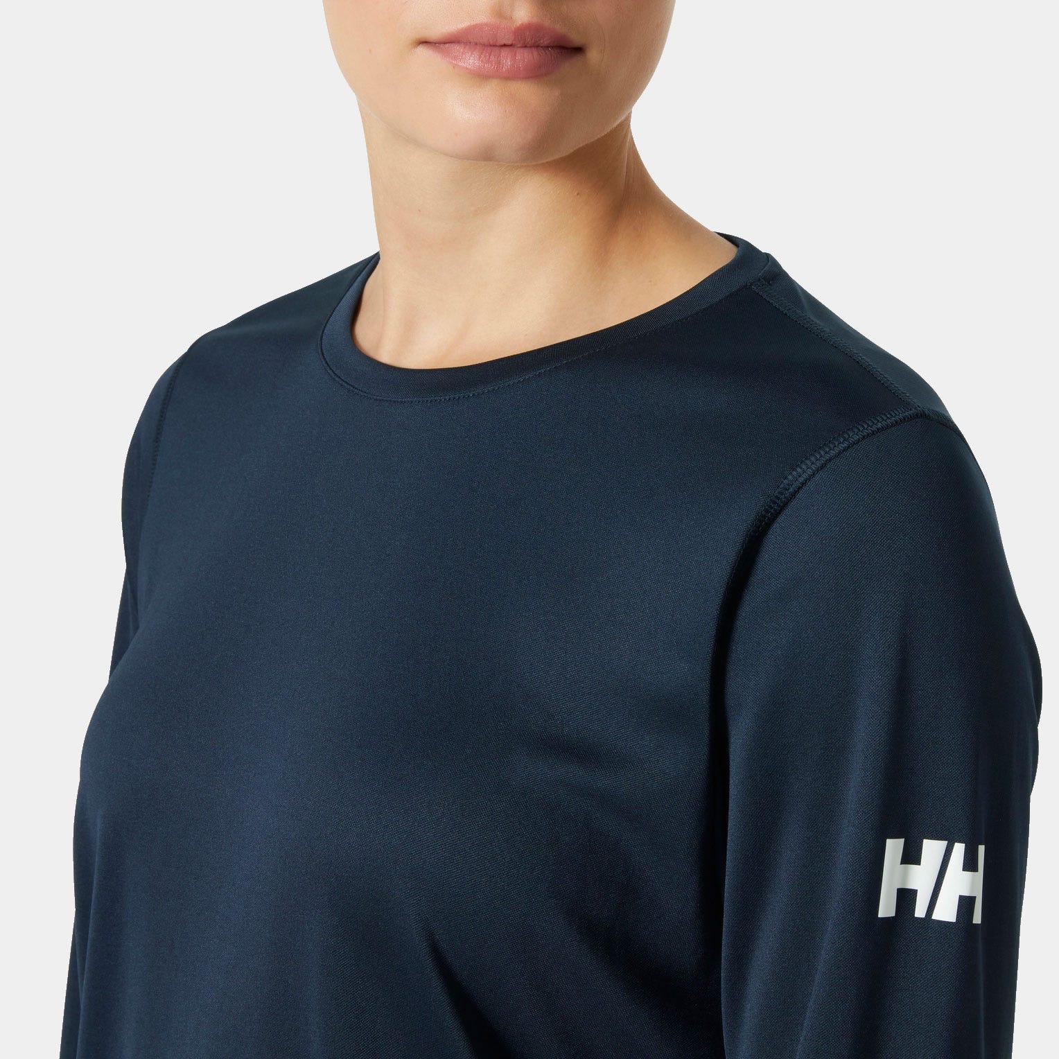 Women's HH Tech Crew Long Sleeve 2.0 - 597 NAVY