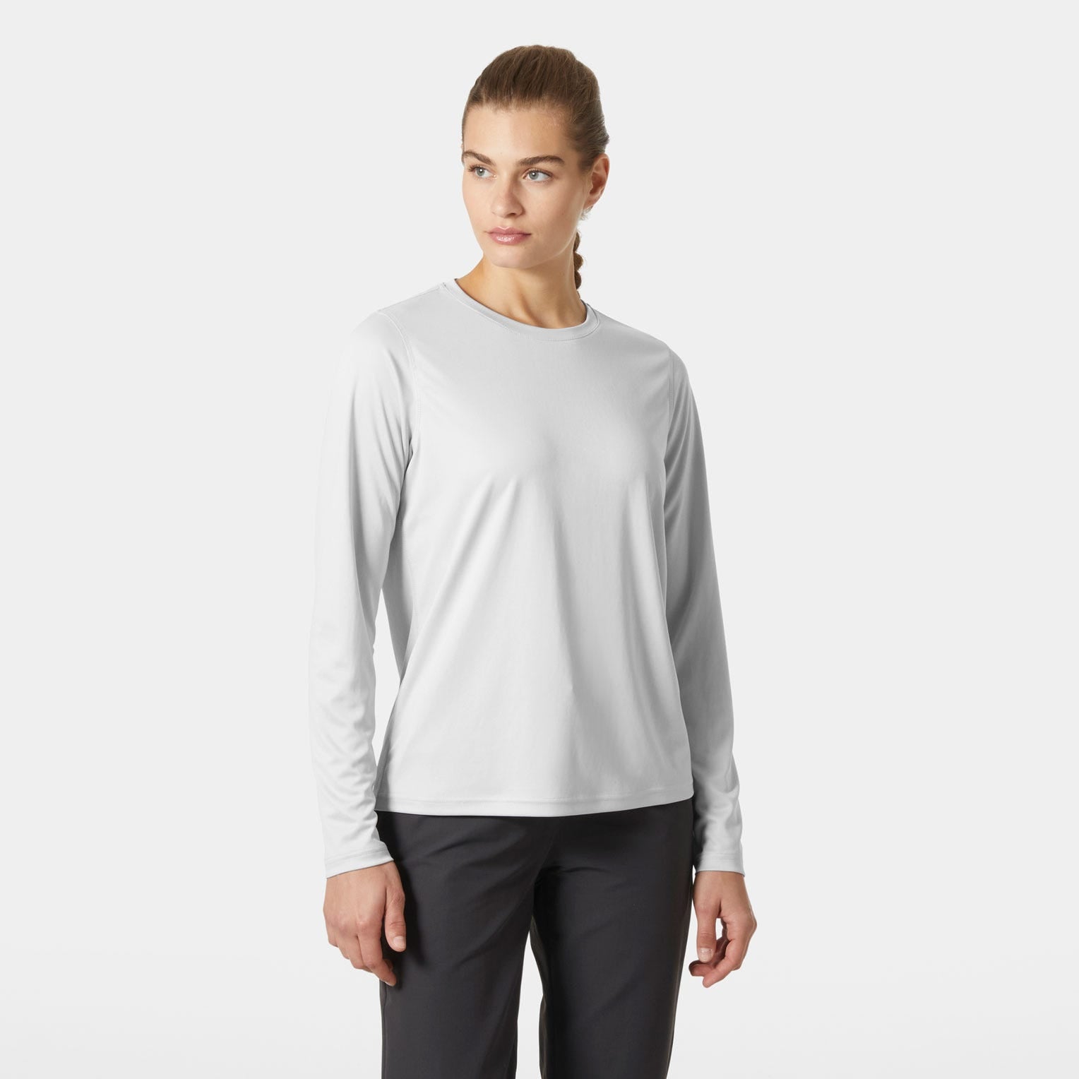 Women's HH Tech Crew Long Sleeve 2.0 - 853 GREY FOG