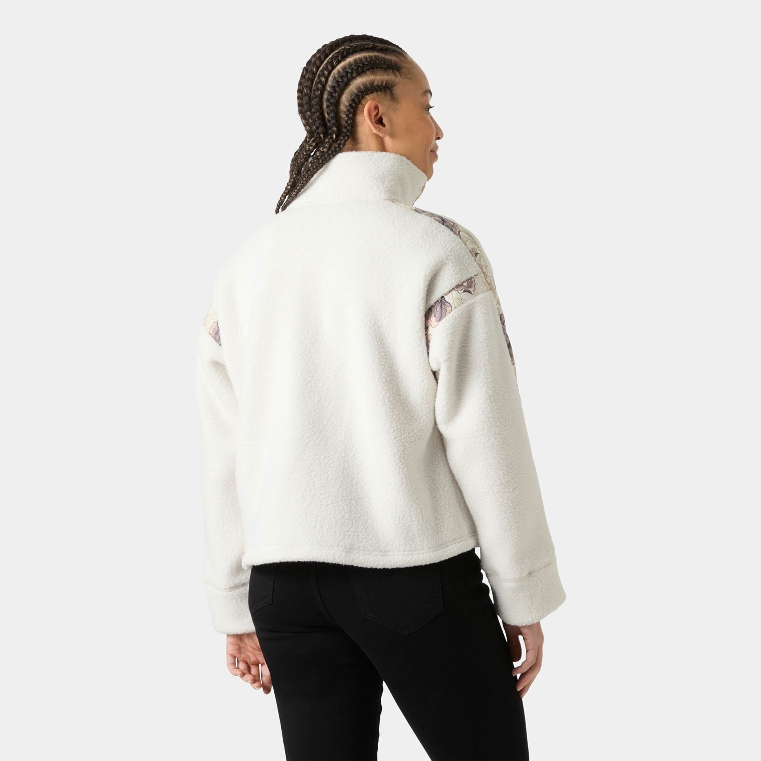 Women's Imperial Pile Zip Pullover - 046 SNOW