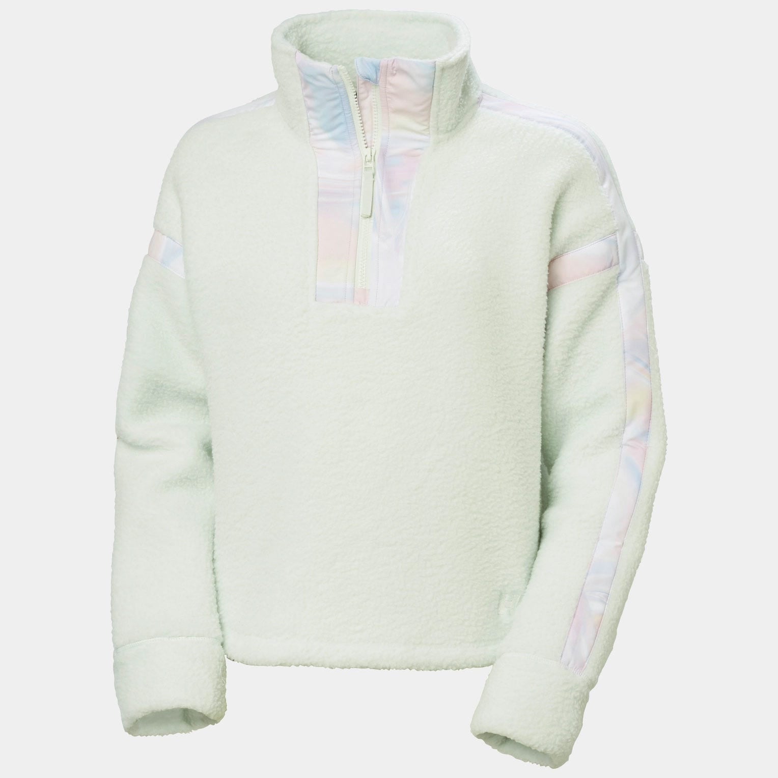 Women's Imperial Pile Zip Pullover - 403 SEAFOAM REFLECTION AOP