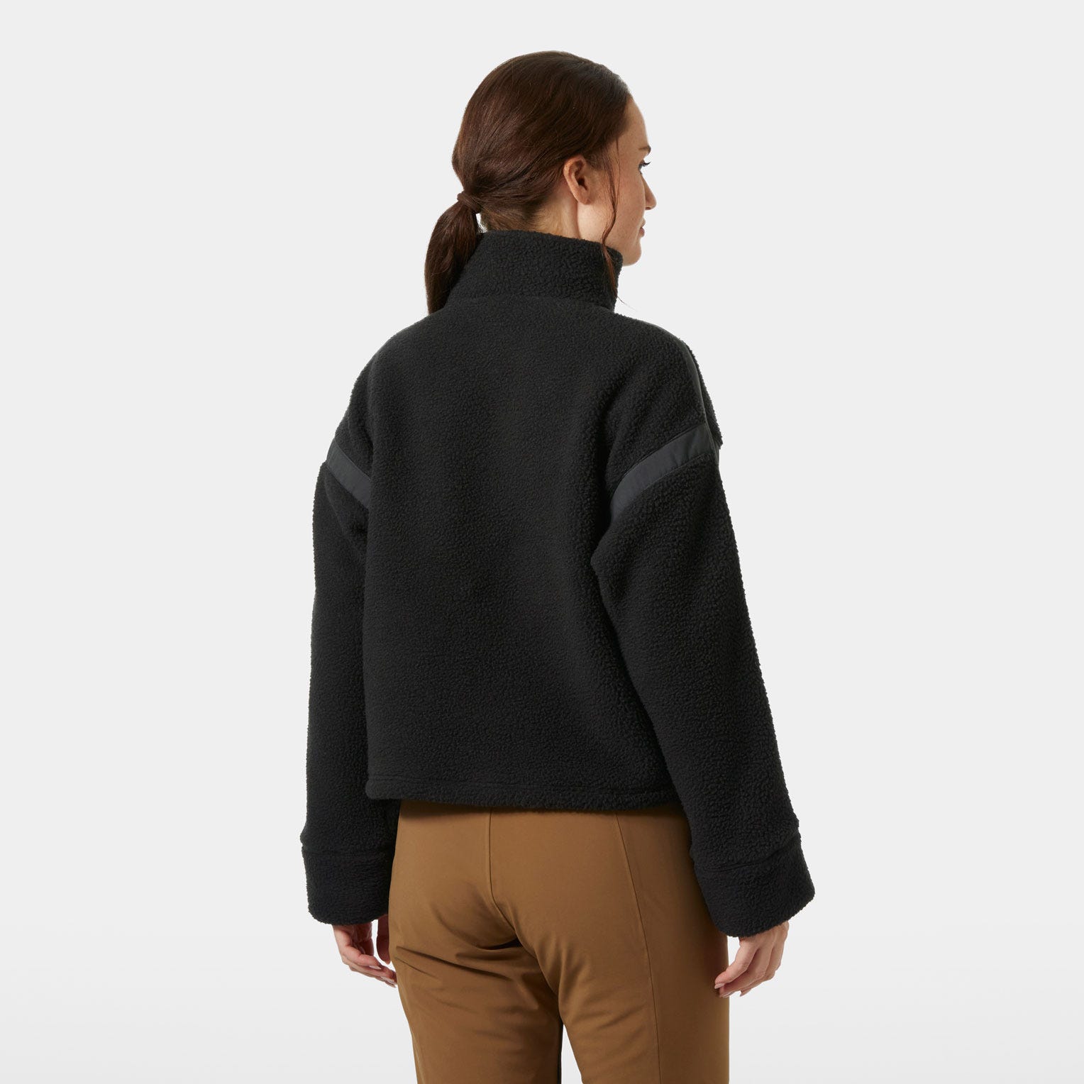 Women's Imperial Pile Zip Pullover - 990 BLACK