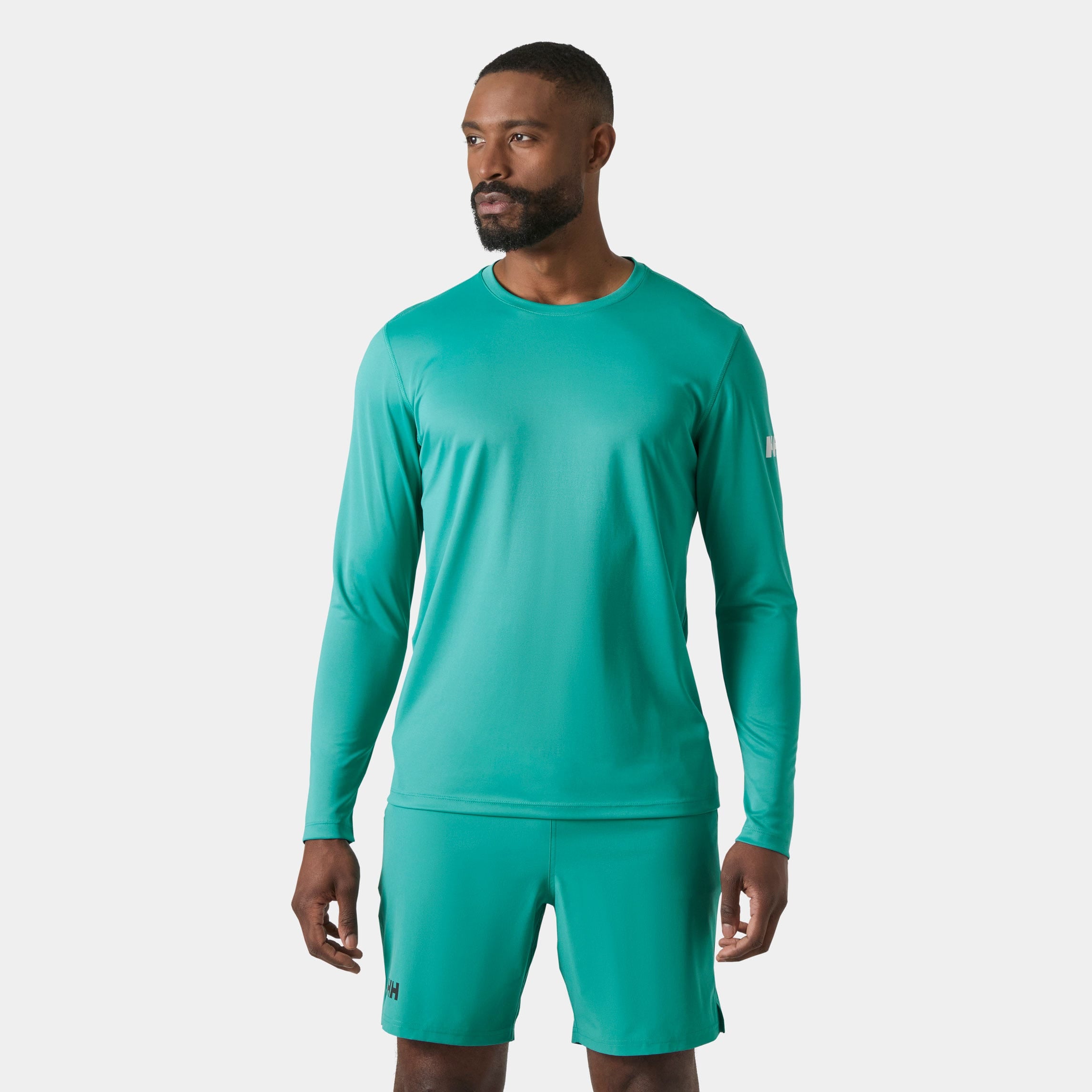 Men's HH Tech Crew Long Sleeve 2.0 - 472 DARK MINT
