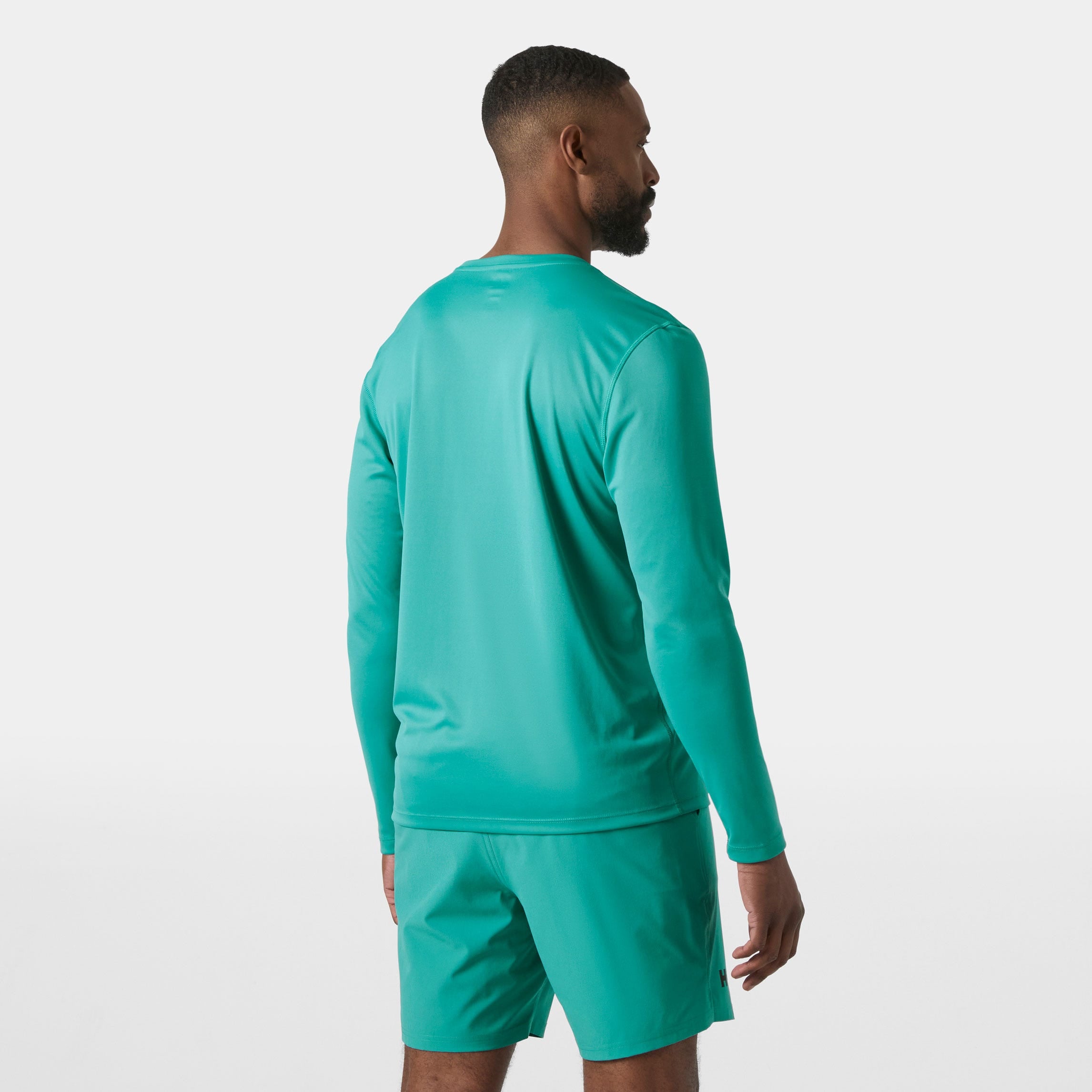 Men's HH Tech Crew Long Sleeve 2.0 - 472 DARK MINT
