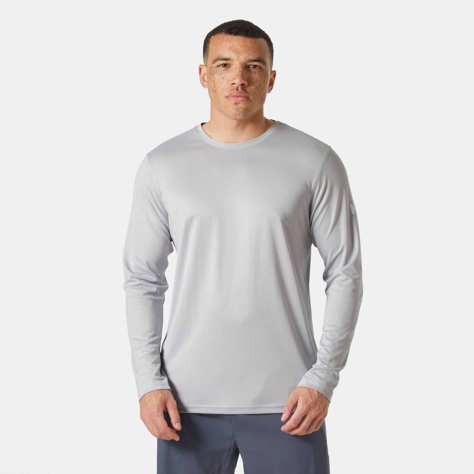Men's HH Tech Crew Long Sleeve 2.0 - 853 GREY FOG