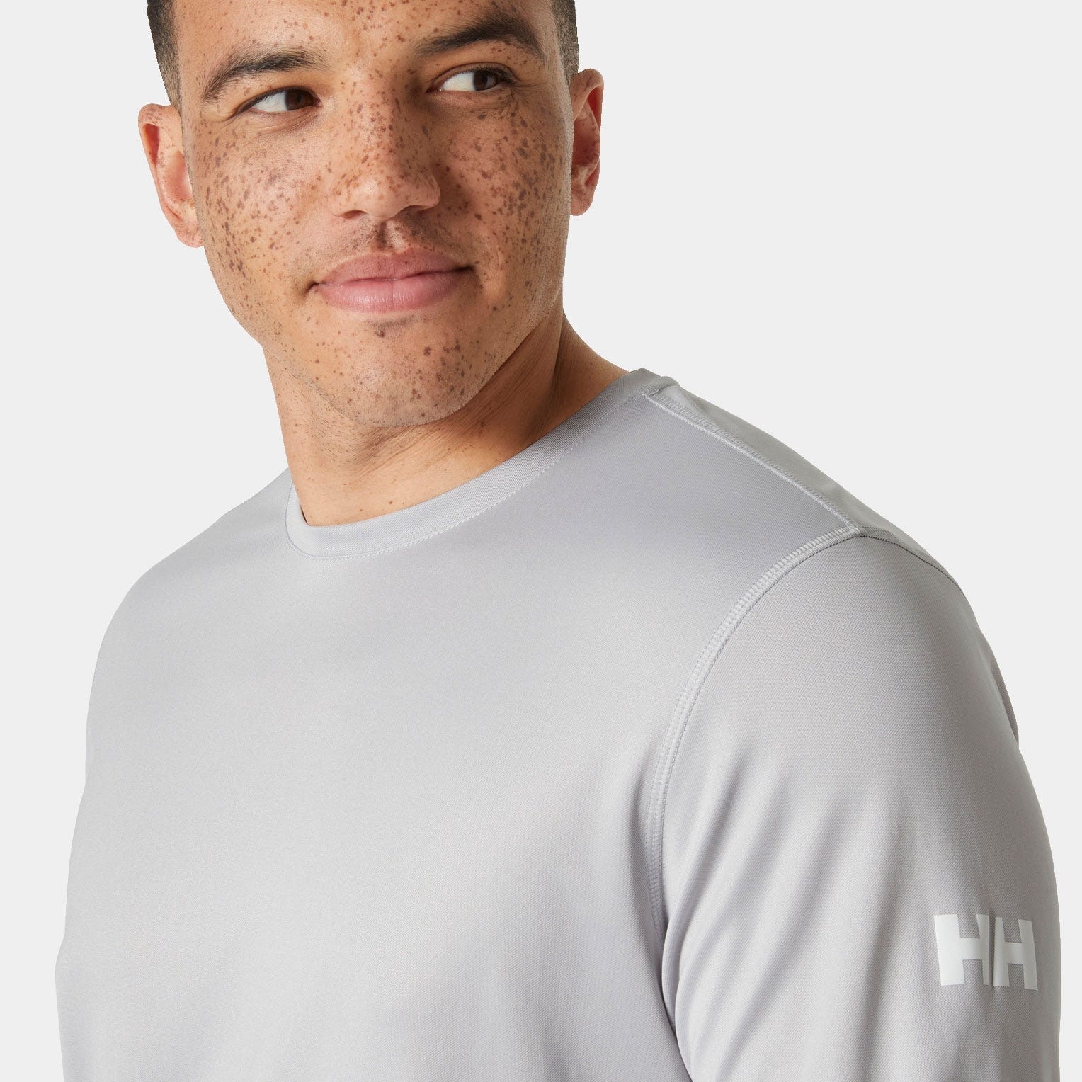 Men's HH Tech Crew Long Sleeve 2.0 - 853 GREY FOG