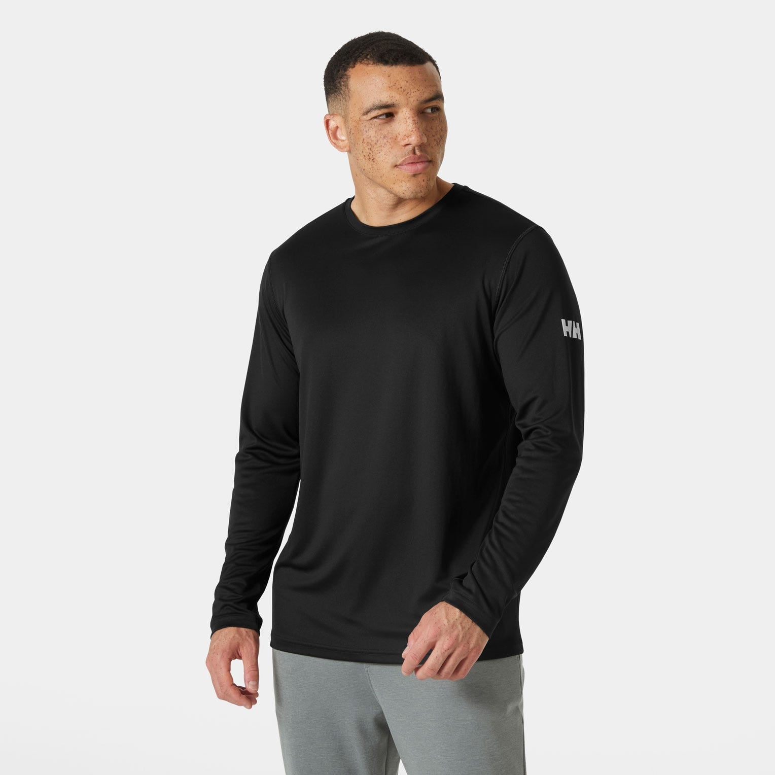 Men's HH Tech Crew Long Sleeve 2.0 - 980 EBONY