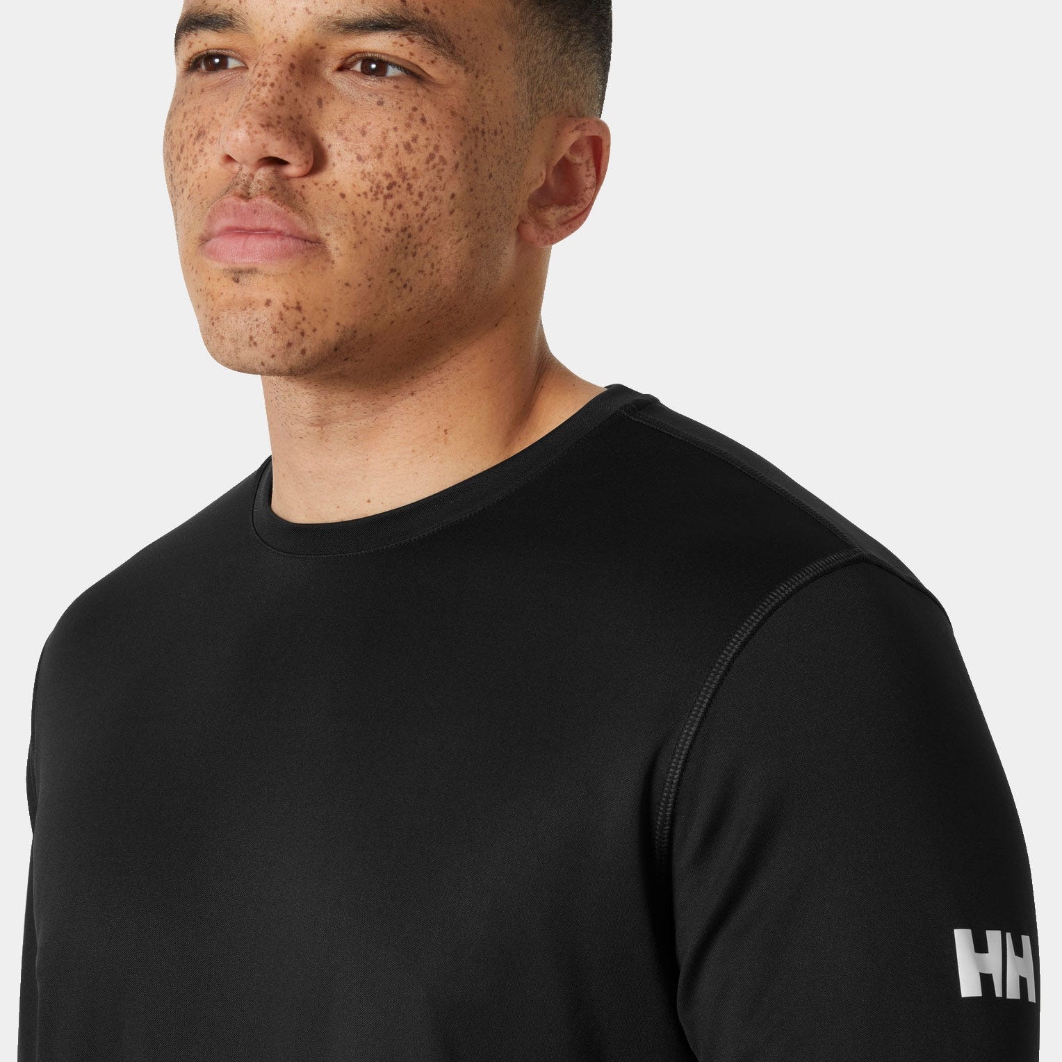 Men's HH Tech Crew Long Sleeve 2.0 - 980 EBONY