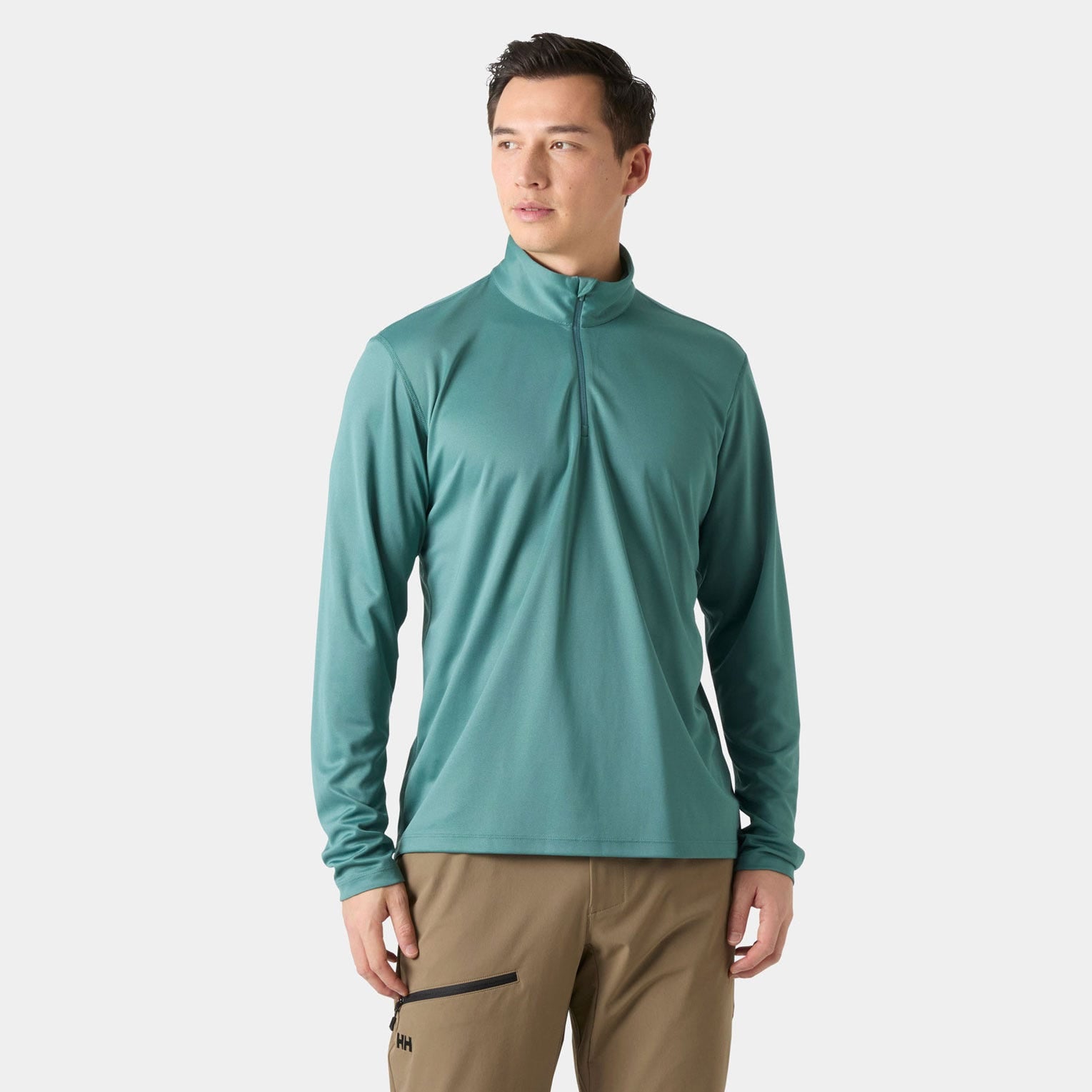 Men's HH Tech Half-Zip 2.0 - 494 OPAL GREEN
