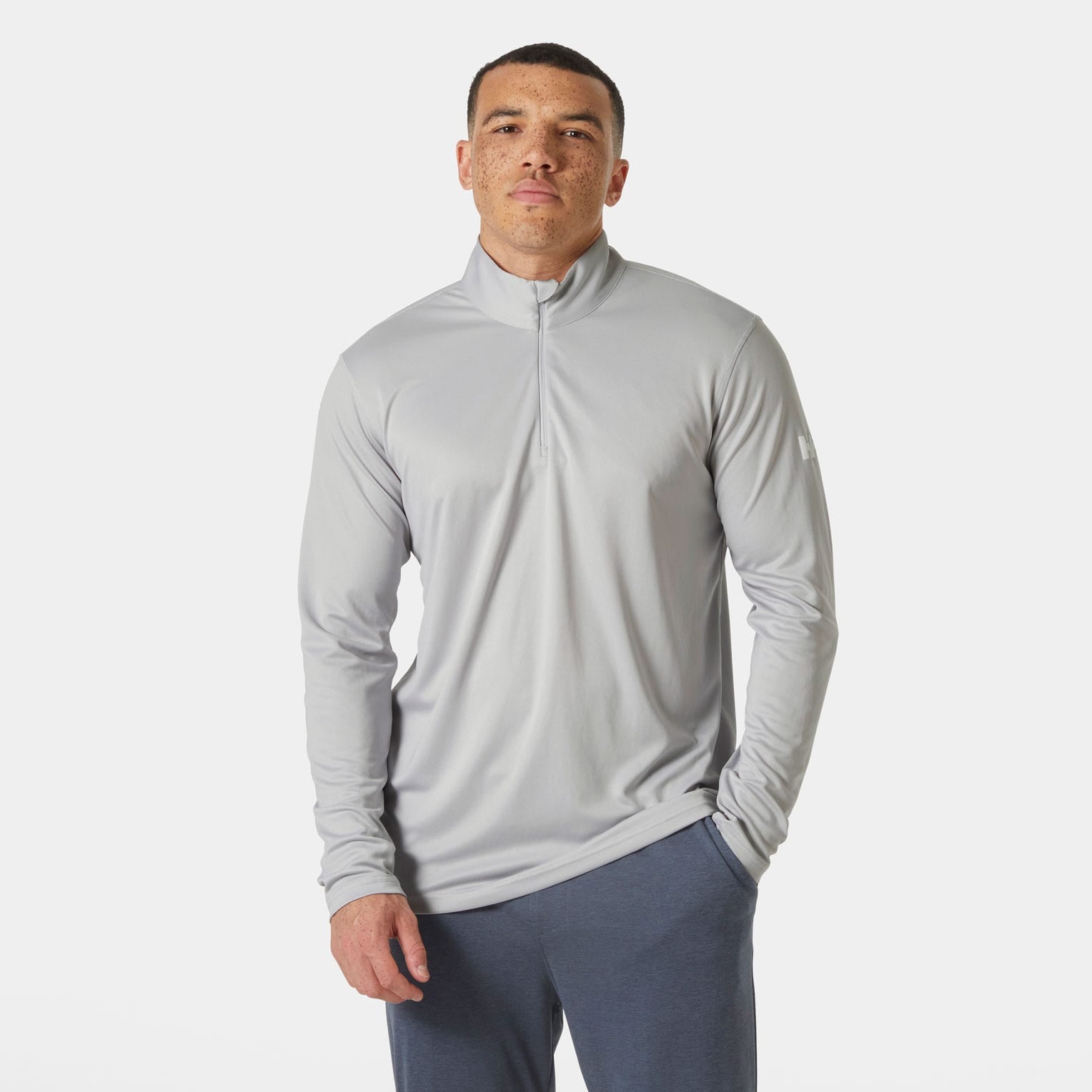 Men's HH Tech Half-Zip 2.0 - 853 GREY FOG