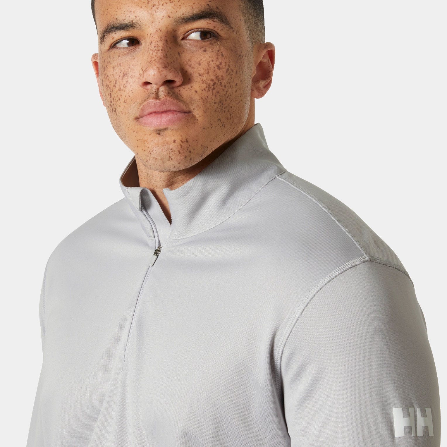 Men's HH Tech Half-Zip 2.0 - 853 GREY FOG