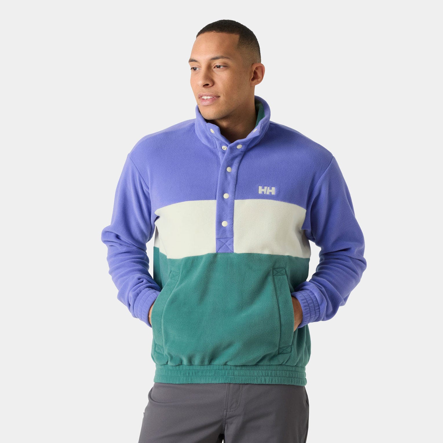 Men’s Daybreaker Hugg Snap Fleece - 690 ULTRA VIOLET