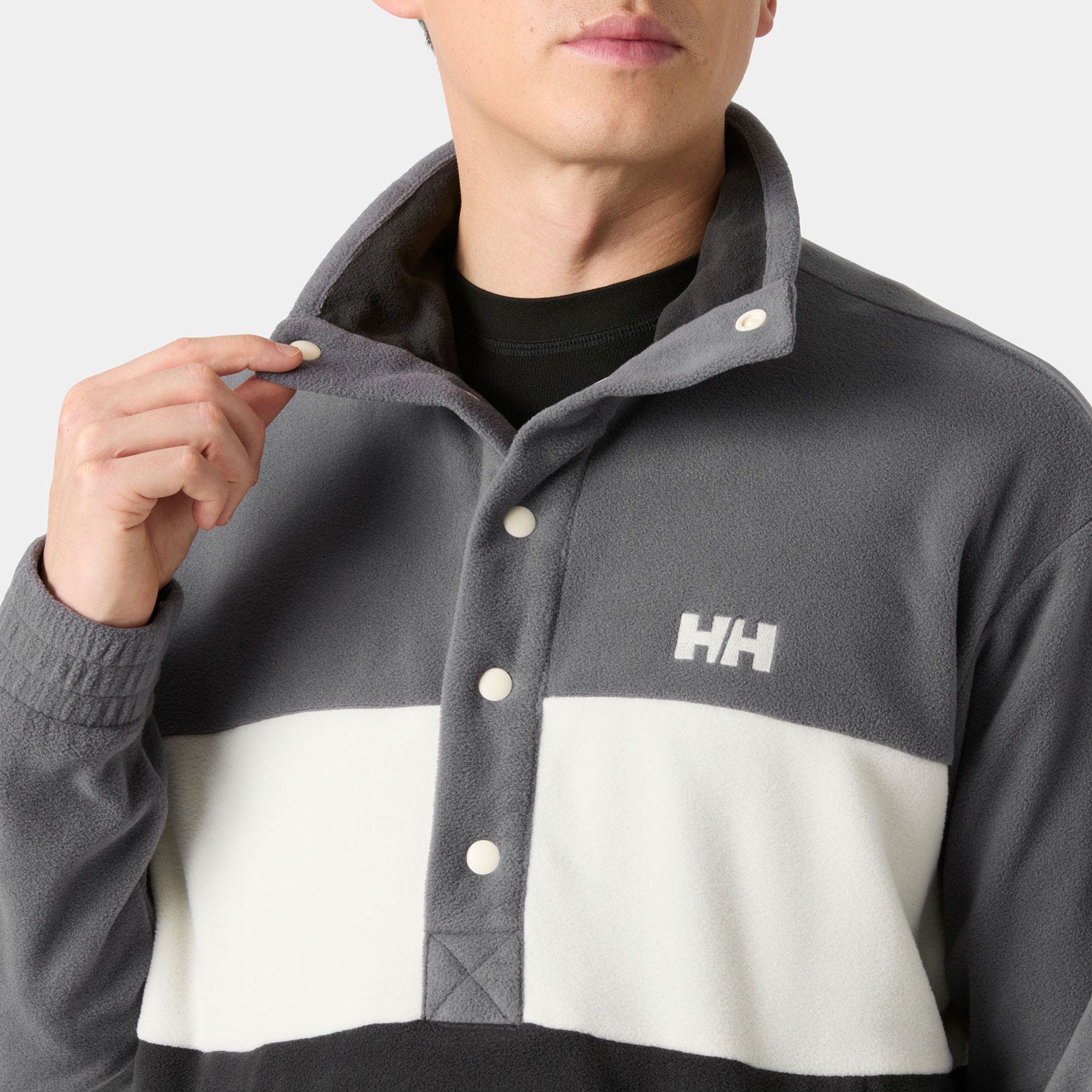 Men’s Daybreaker Hugg Snap Fleece - 990 BLACK