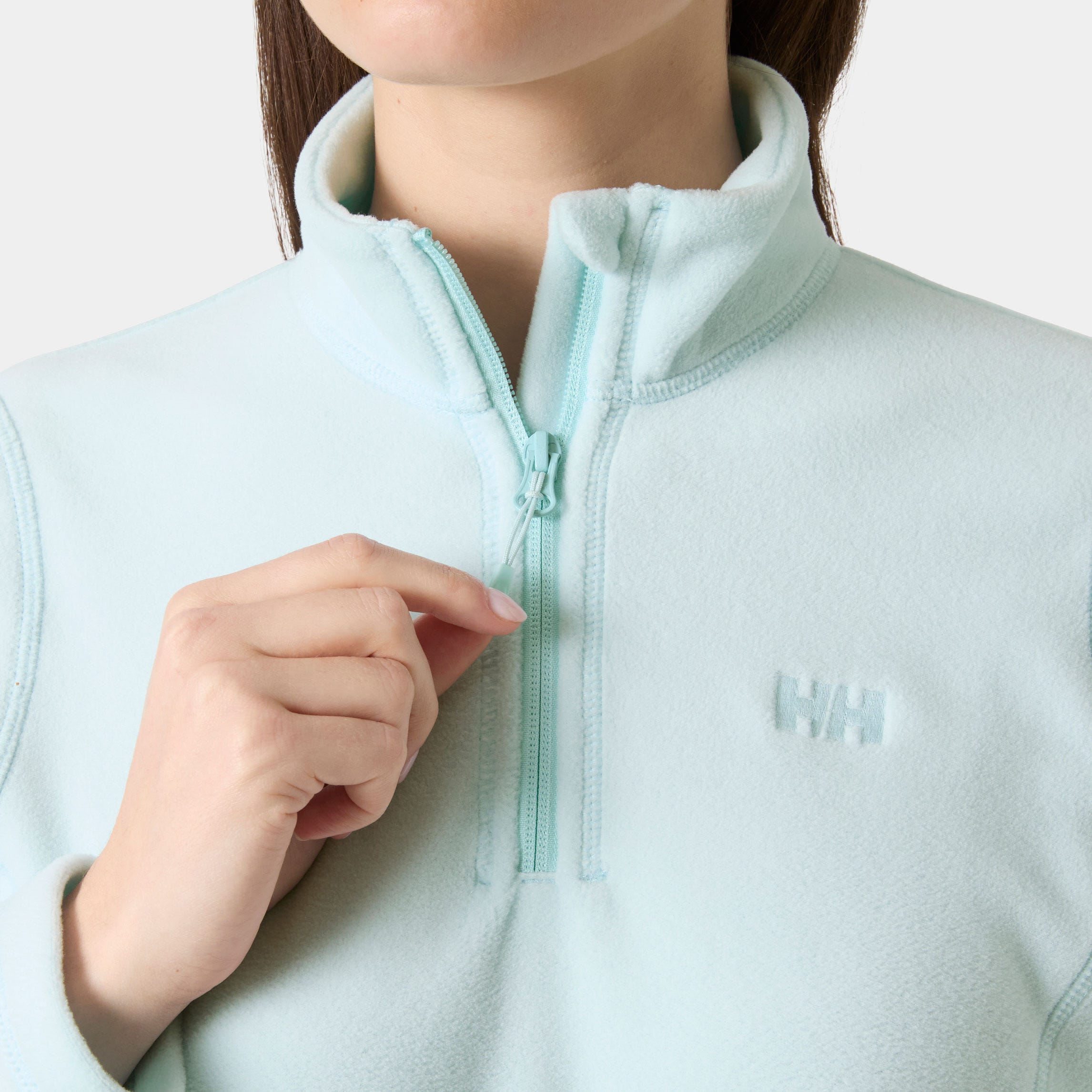 Women's Daybreaker 1/2 Zip Fleece - 537 BARELY BLUE