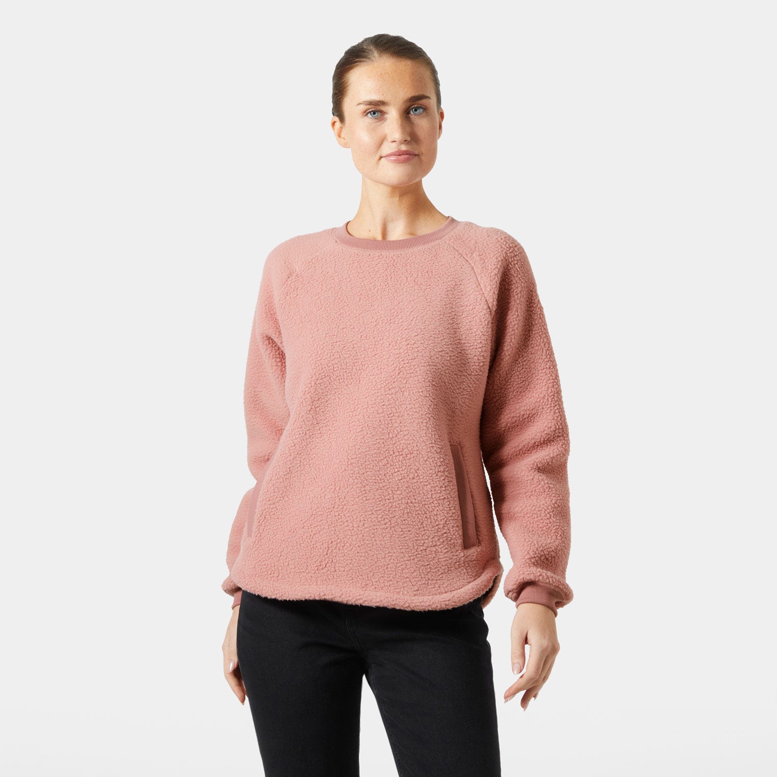 Women's Escape Teddy Sweater - 096 ASH ROSE