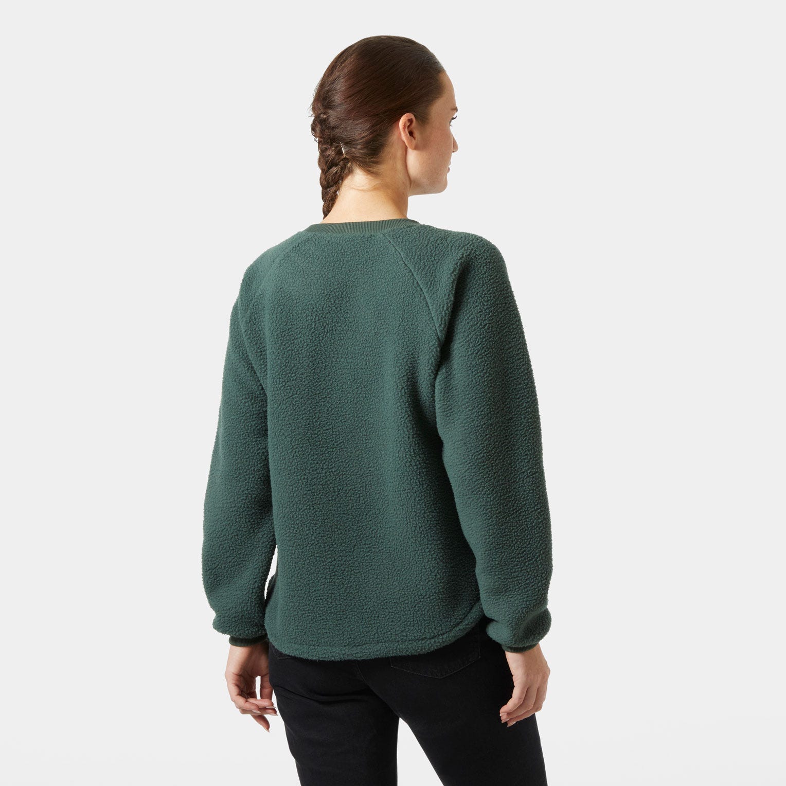 Women's Escape Teddy Sweater - 390 JUNGLE GREEN