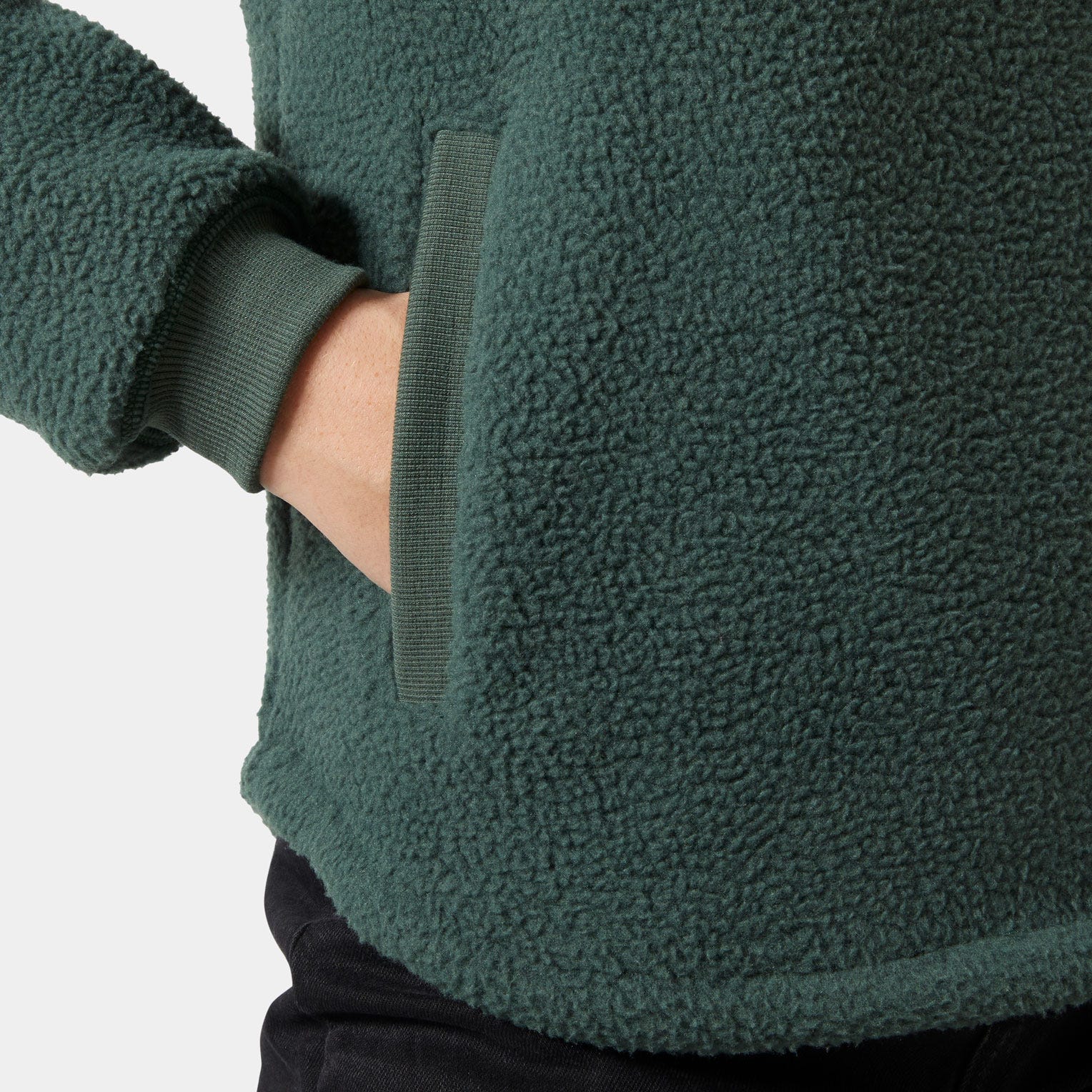 Women's Escape Teddy Sweater - 390 JUNGLE GREEN