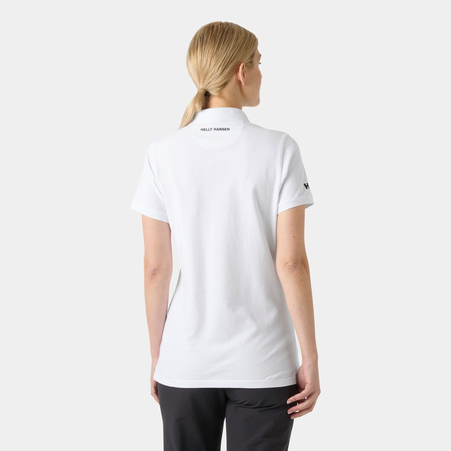 Women's Crew Pique 2 Polo - 001 WHITE