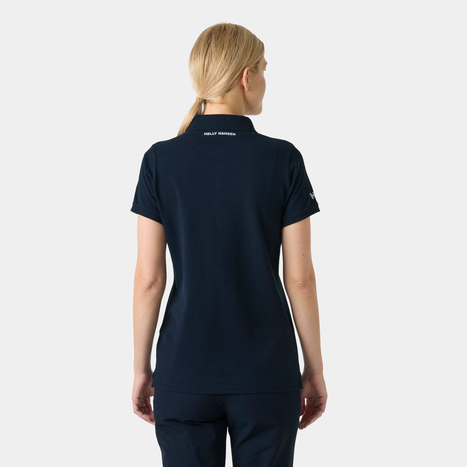 Women's Crew Pique 2 Polo - 597 NAVY