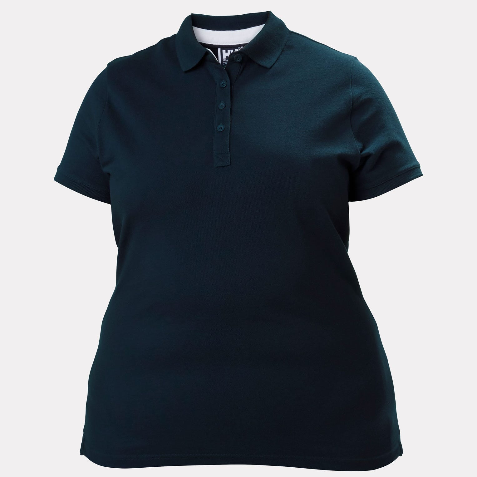 Women's Crew Pique 2 Polo - 597 NAVY