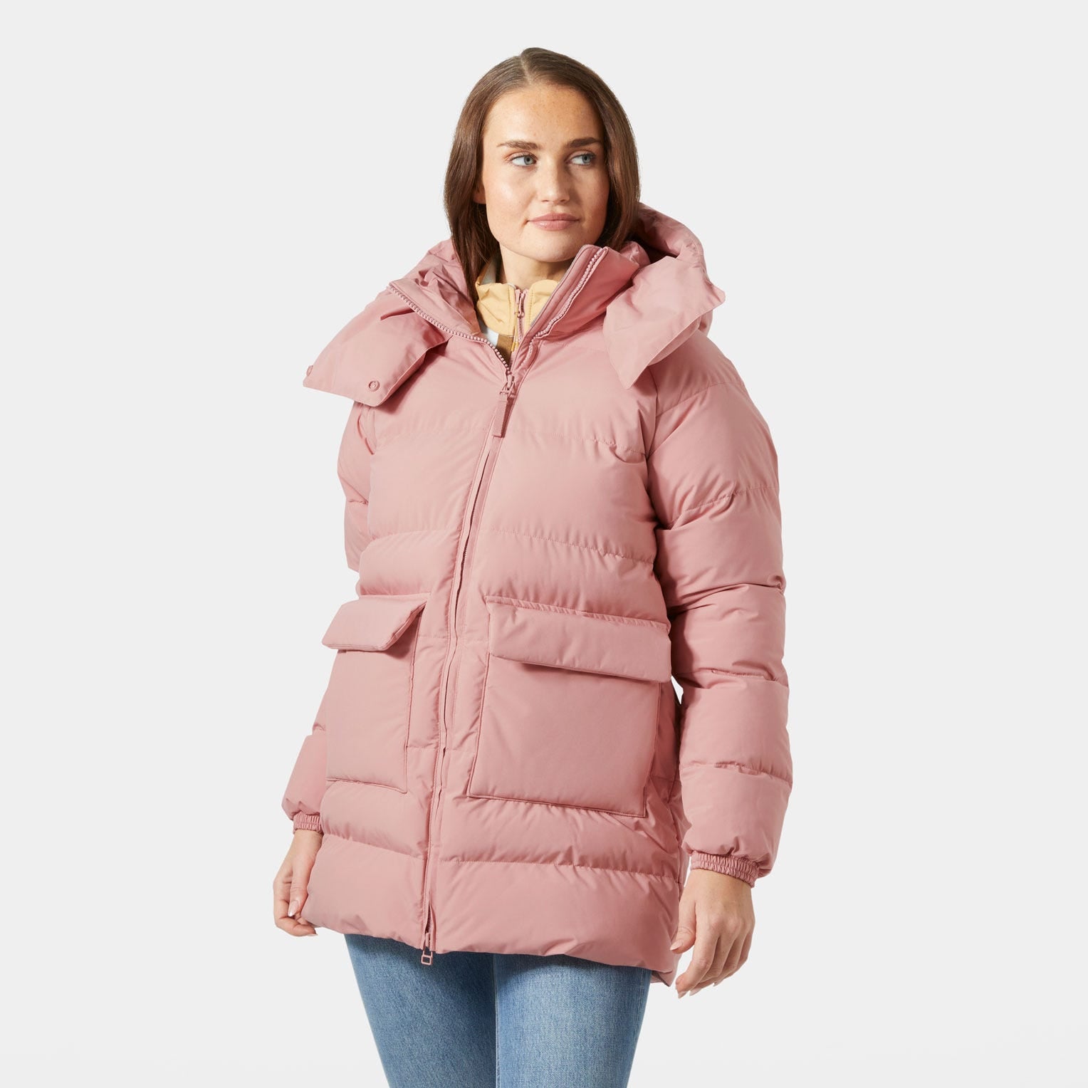 Women's Ellie Puffy Parka - 096 ASH ROSE