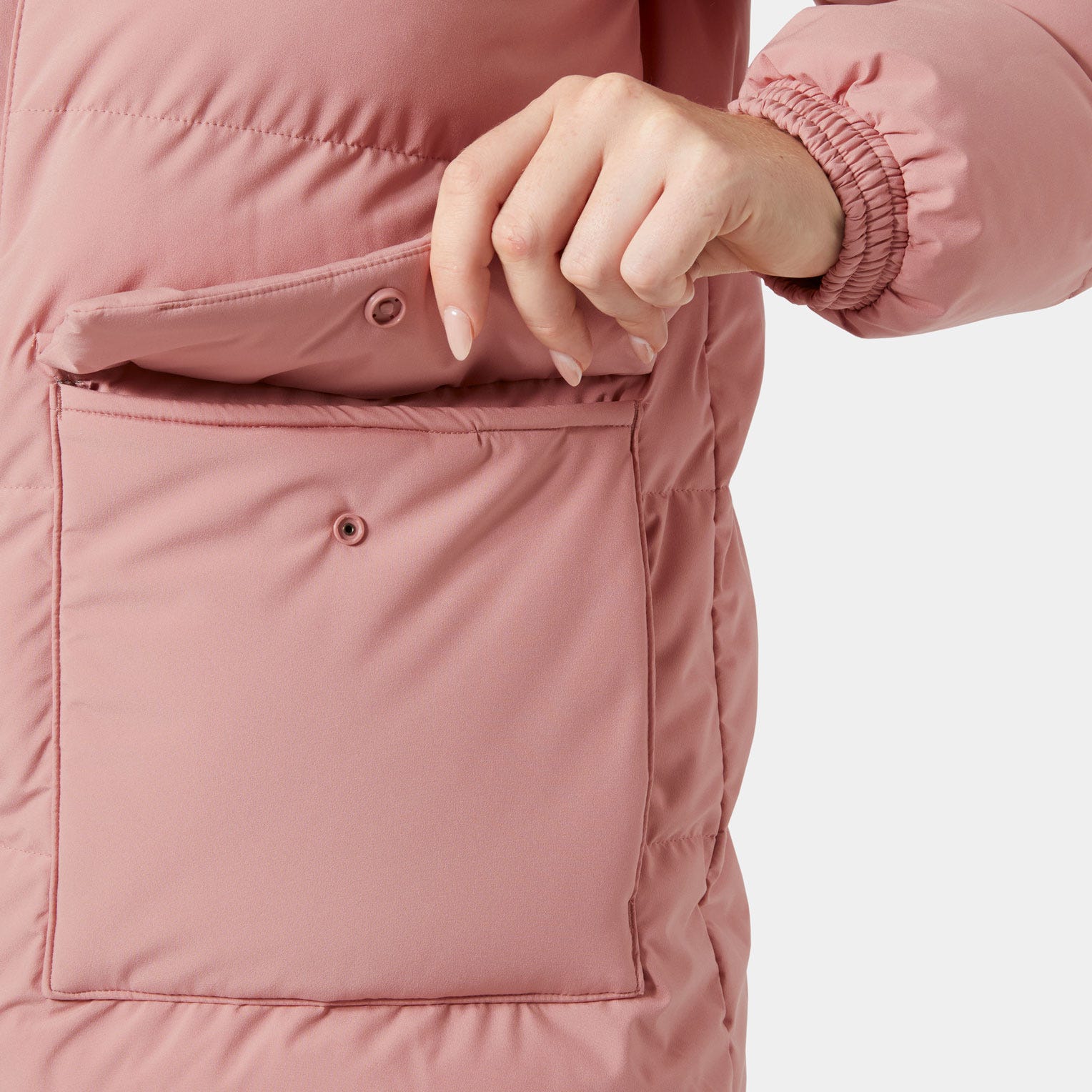 Women's Ellie Puffy Parka - 096 ASH ROSE
