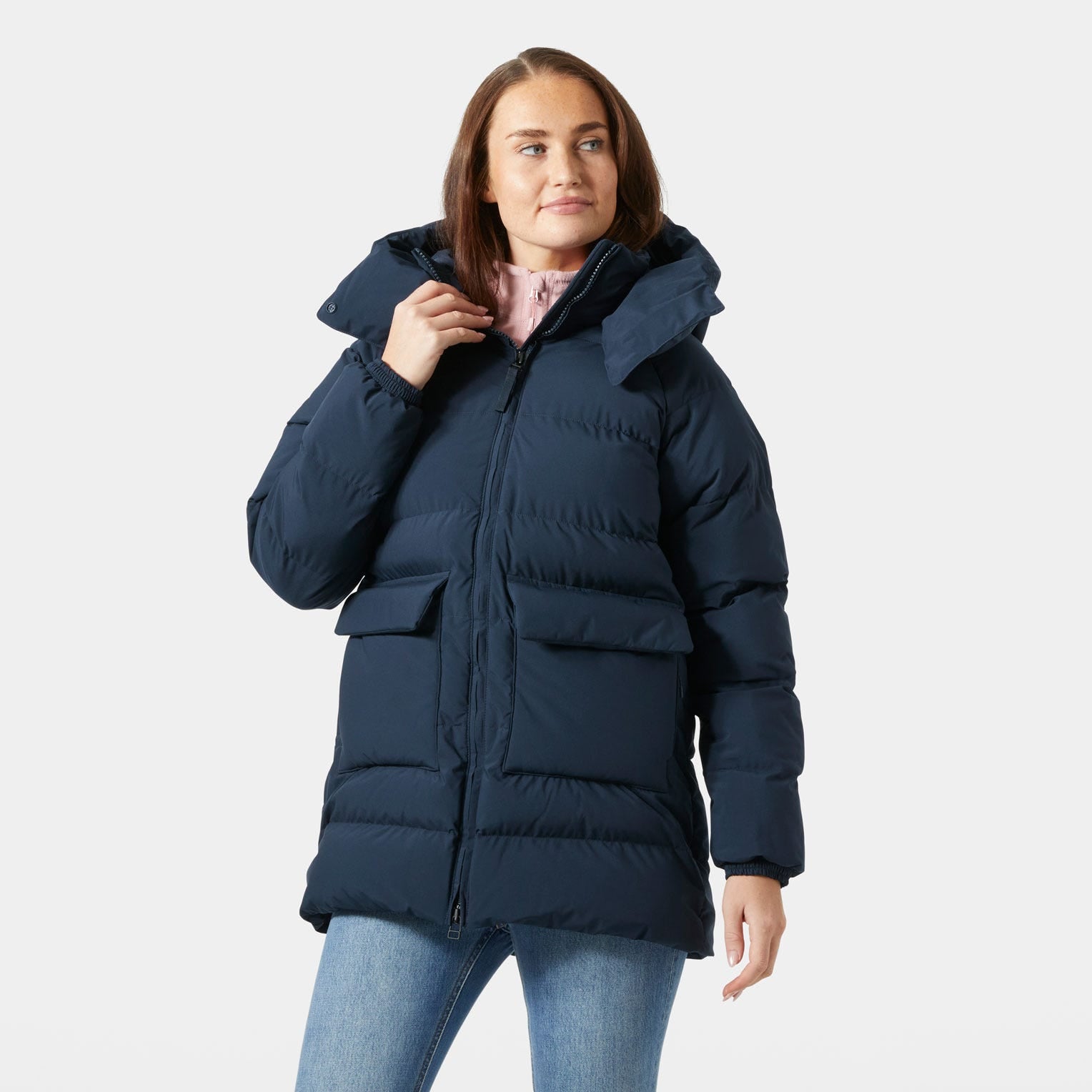 Women's Ellie Puffy Parka - 597 NAVY