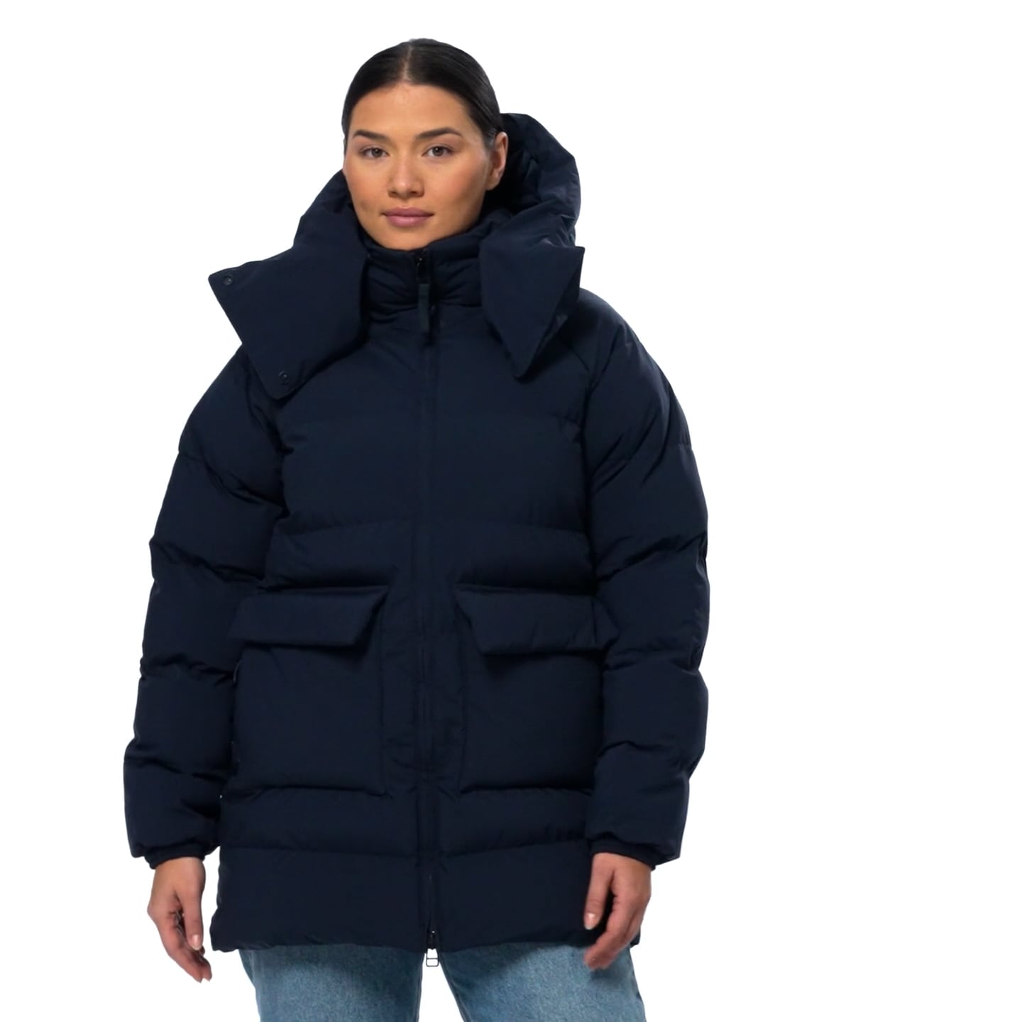 Women's Ellie Puffy Parka - 597 NAVY