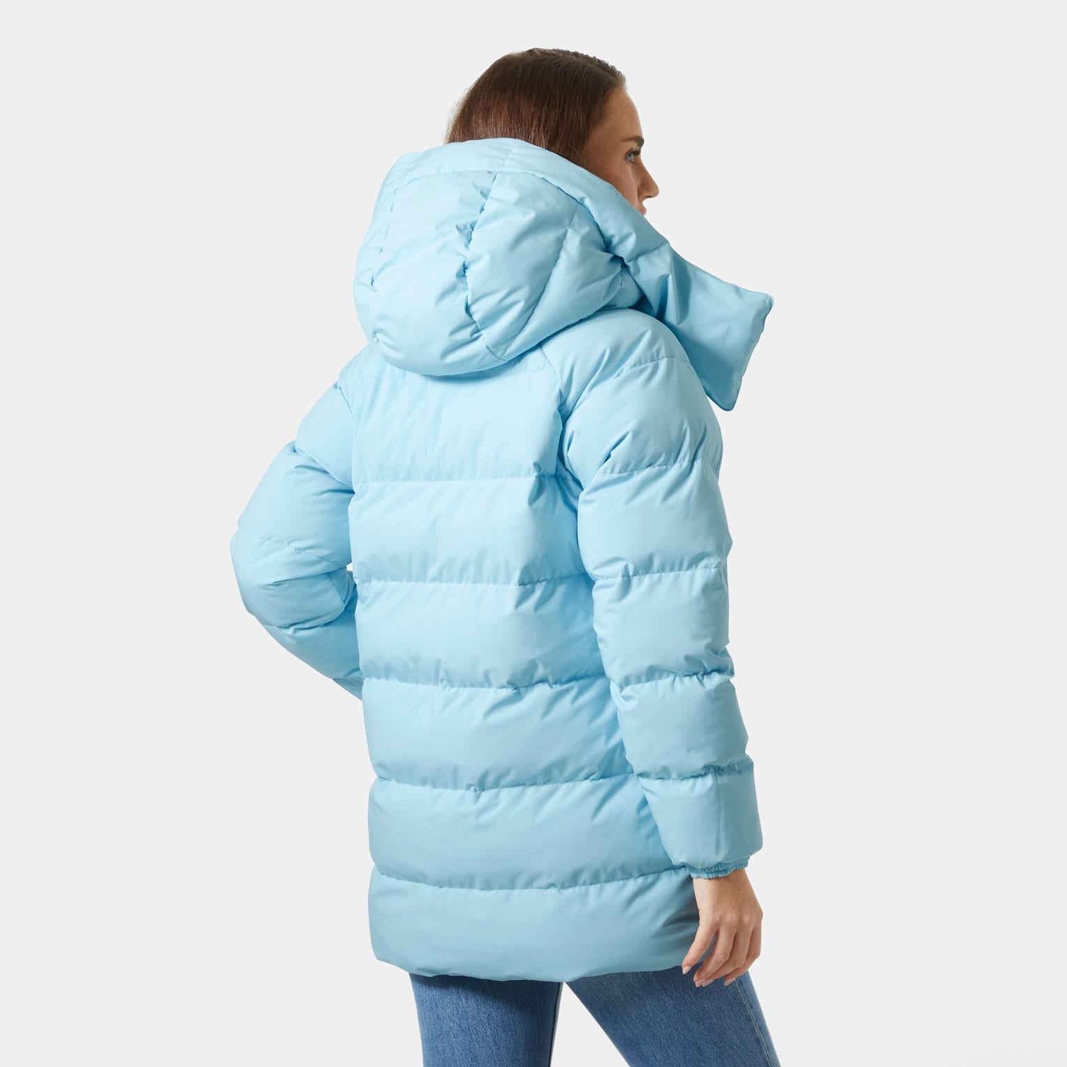 Women's Ellie Puffy Parka - 607 LIGHT CYAN
