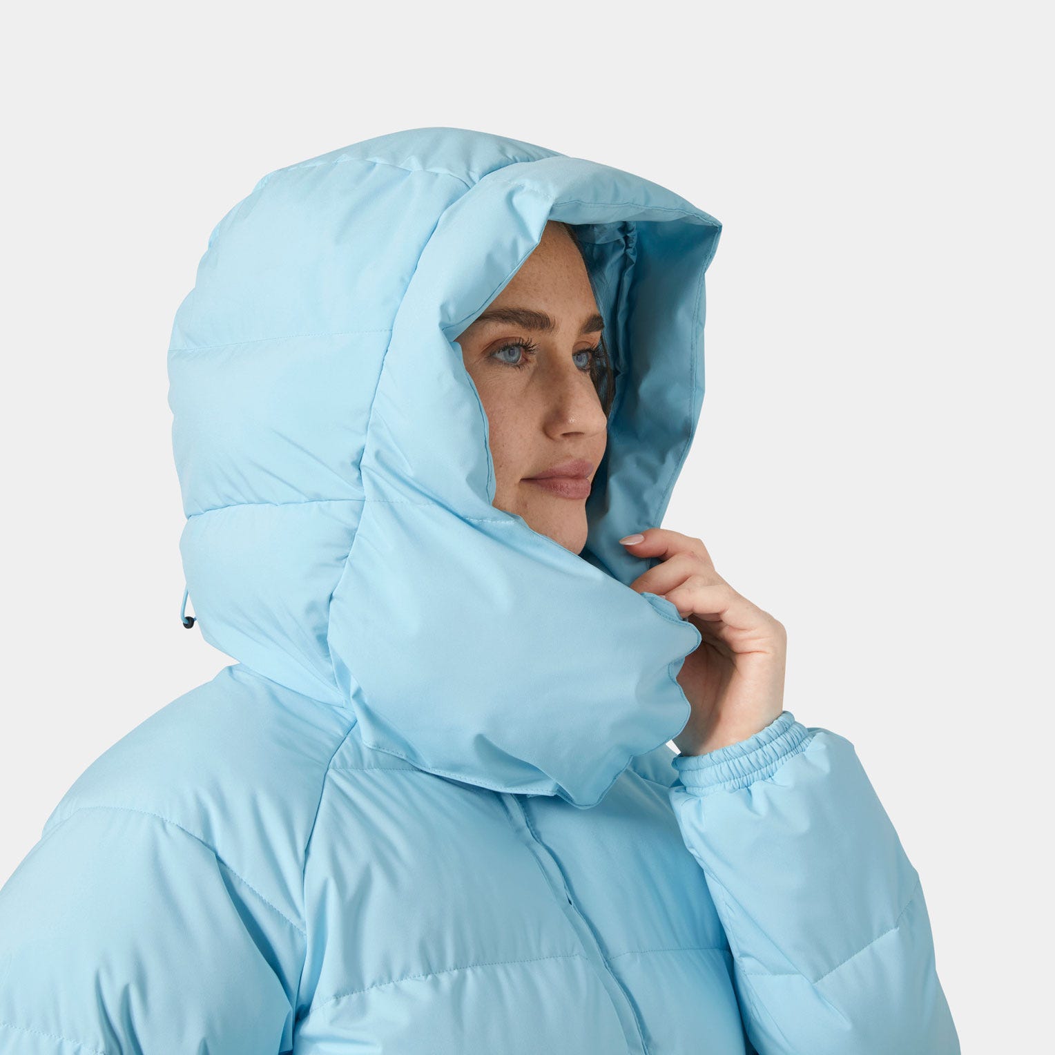 Women's Ellie Puffy Parka - 607 LIGHT CYAN