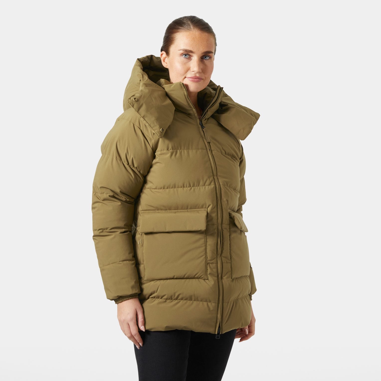 Women's Ellie Puffy Parka - 718 SEPIA