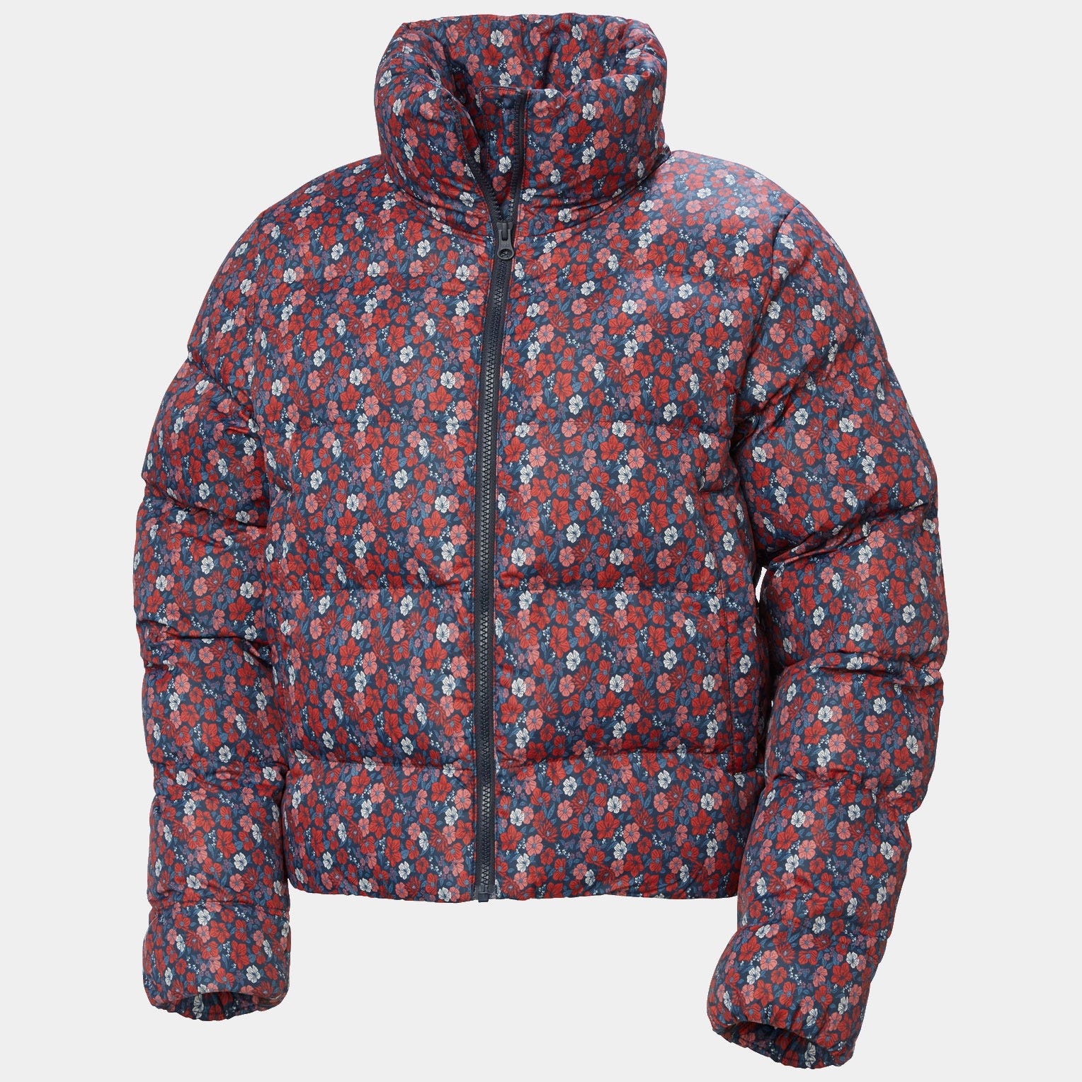 Women's Jade Puffer Jacket - 597 NAVY FLORAL AOP