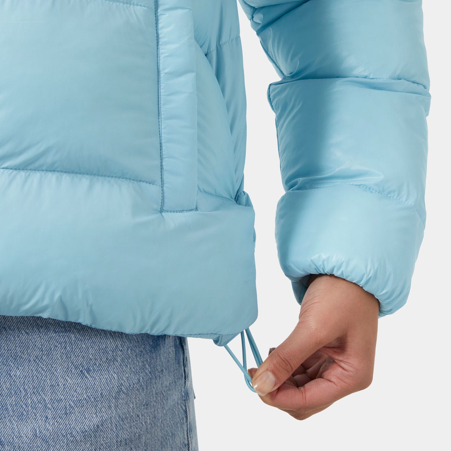 Women's Jade Puffer Jacket - 607 LIGHT CYAN