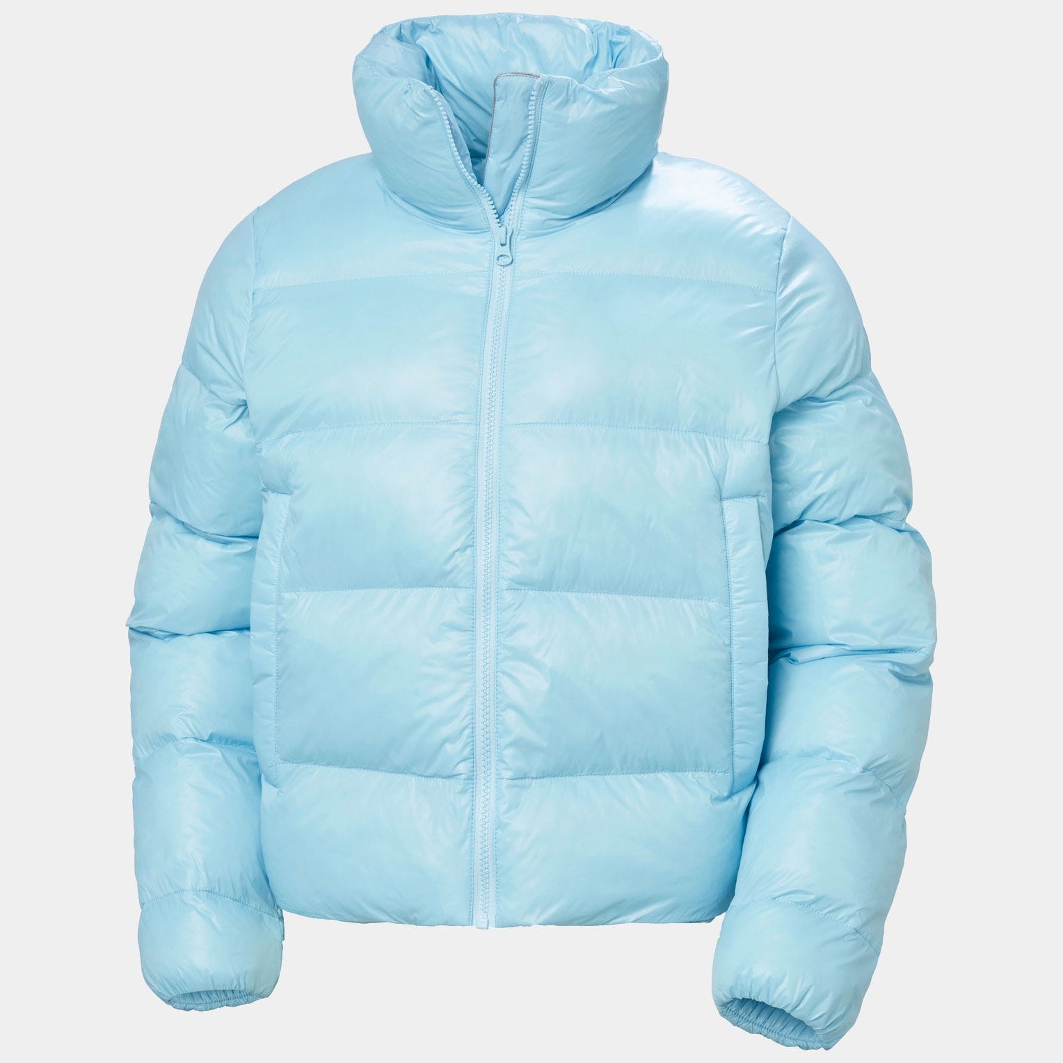 Women's Jade Puffer Jacket - 607 LIGHT CYAN