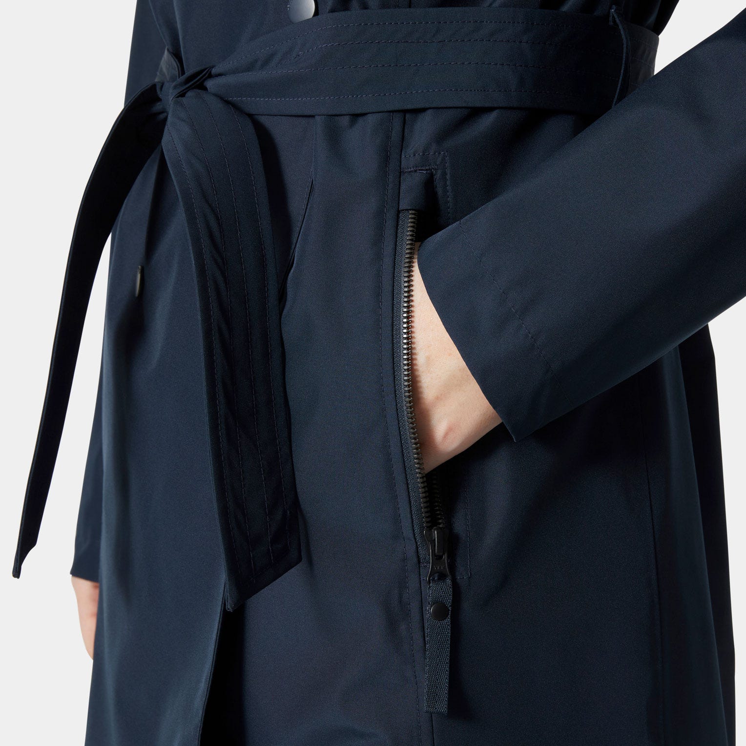 Women's Welsey II Trench Coat - 599 NAVY