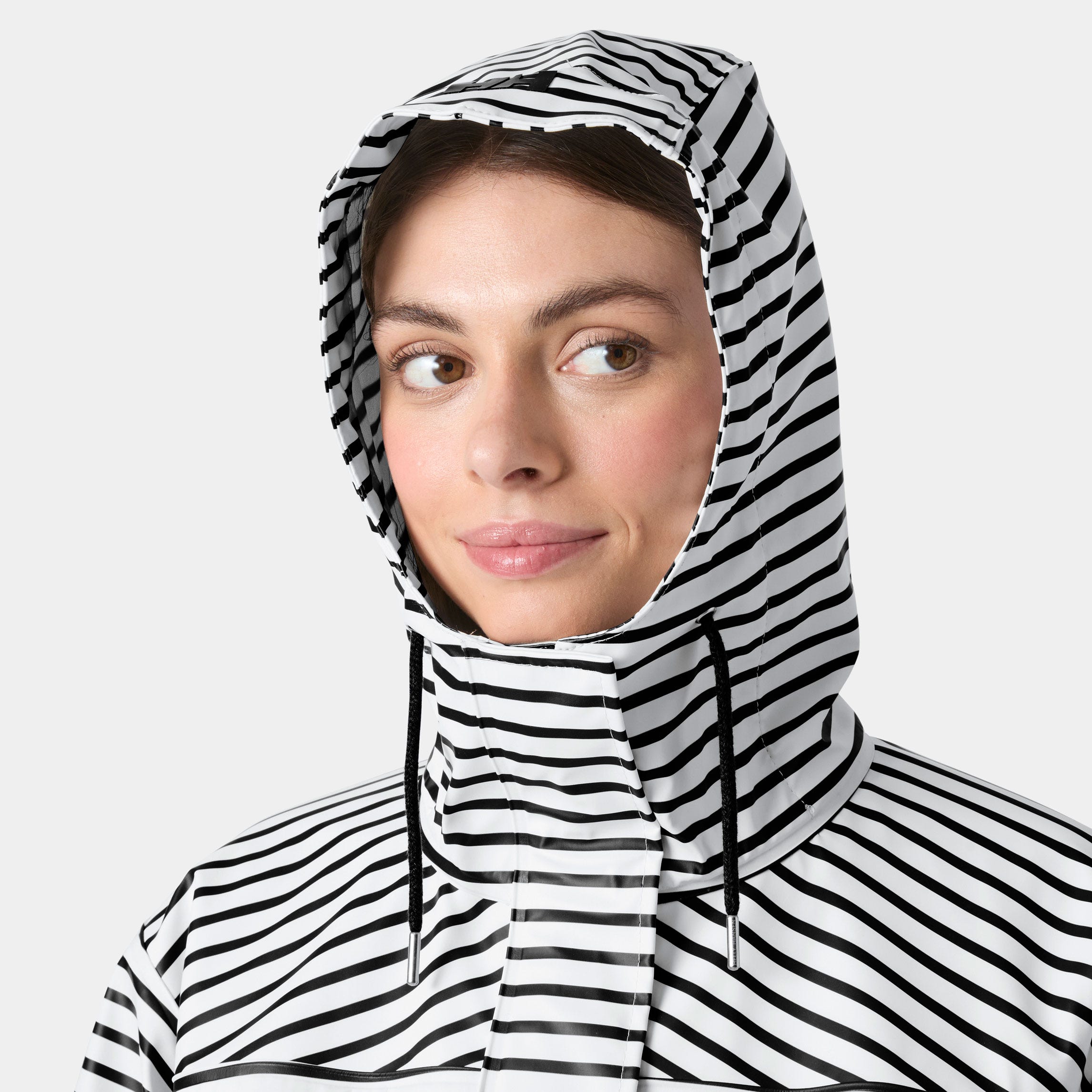 Women's Moss Raincoat - 001 WHITE NAVY