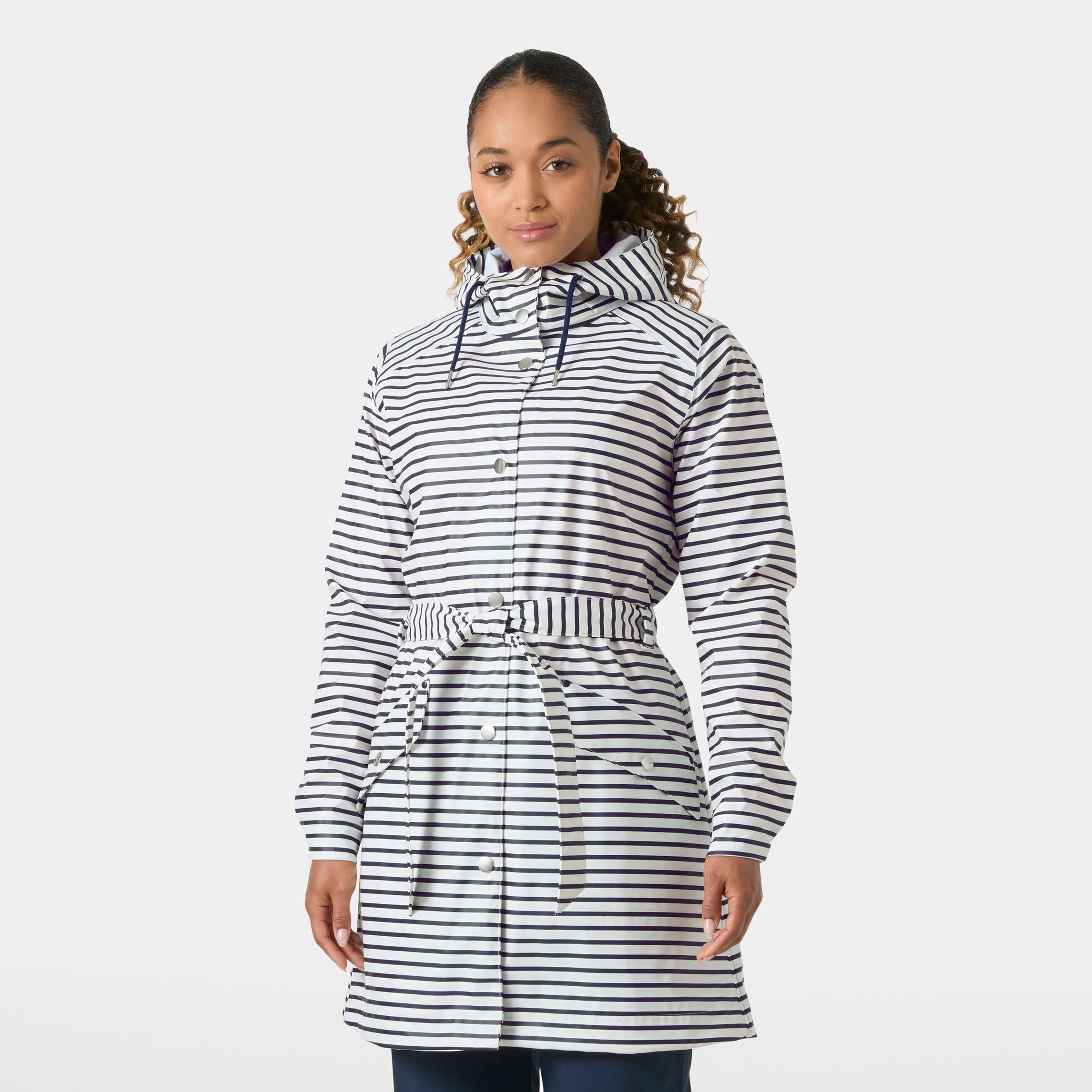 Women's Kirkwall II Raincoat - 001 WHITE NAVY